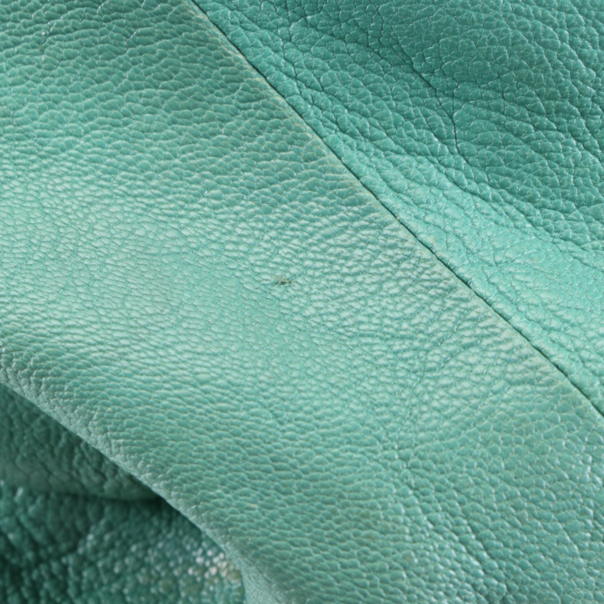 Gucci Bamboo Large Studded Hobo Bag in Grained Leather