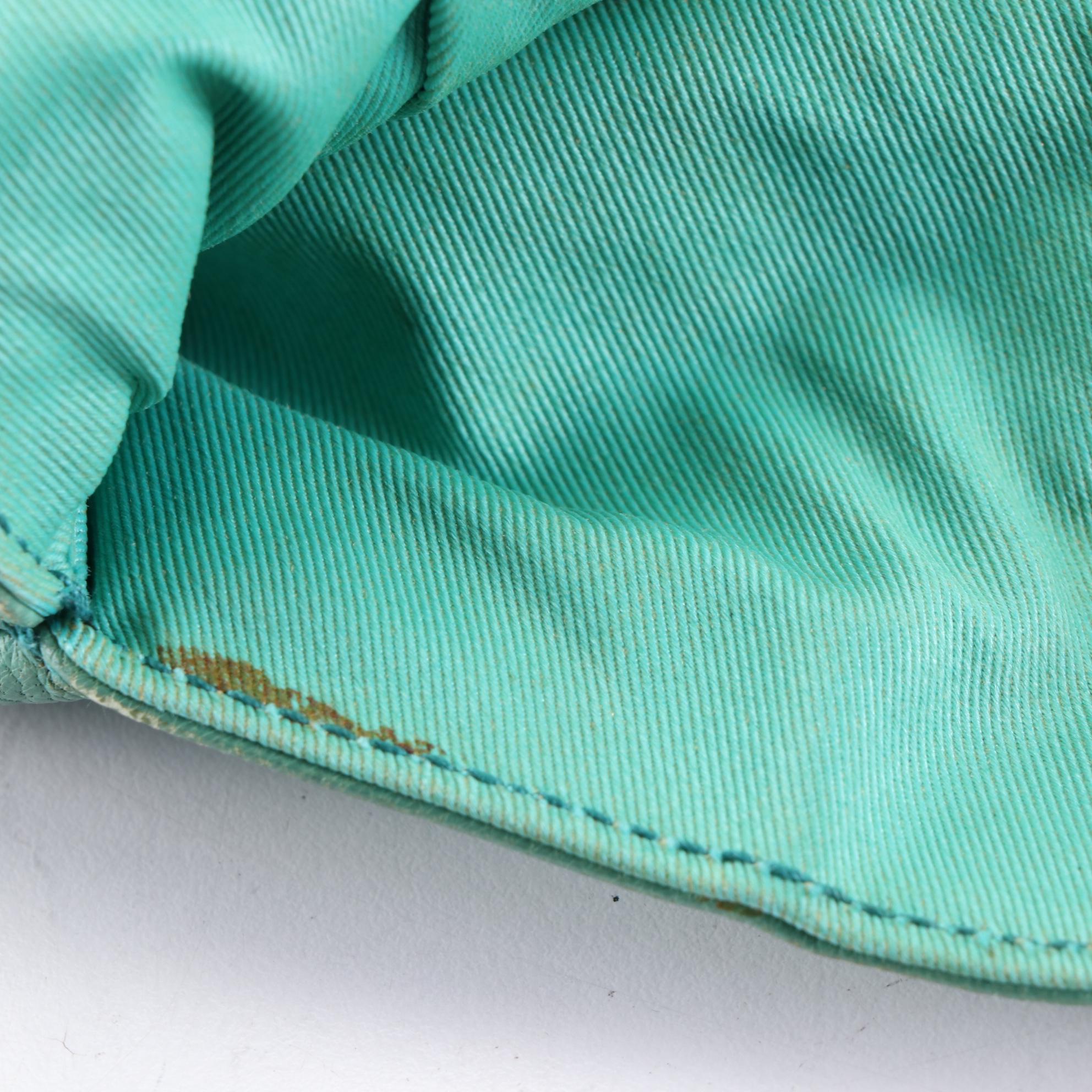 Gucci Bamboo Large Studded Hobo Bag in Grained Leather