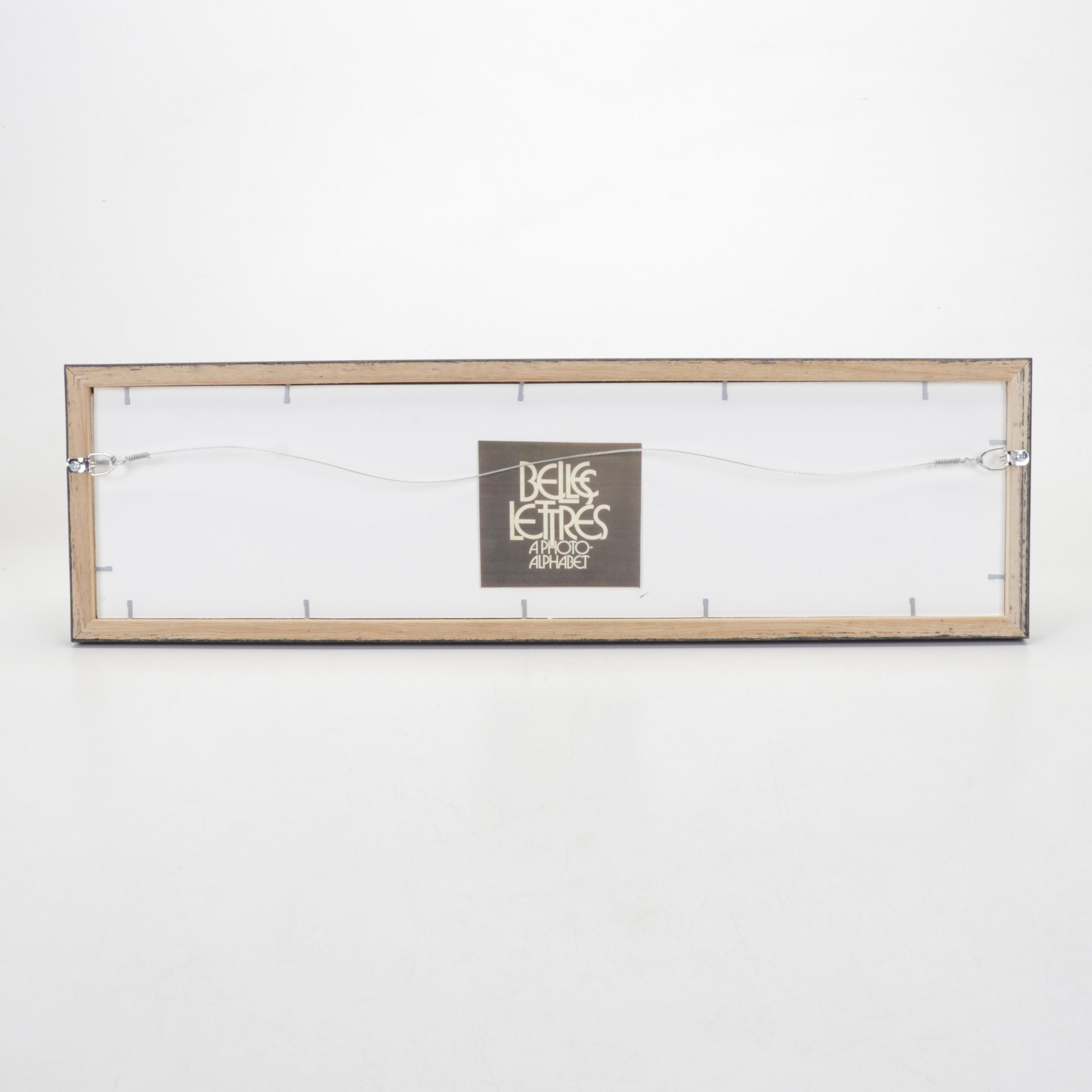 Posed Nudes Offset Lithographs From "Belles Lettres: A Photo-Alphabet," 1971