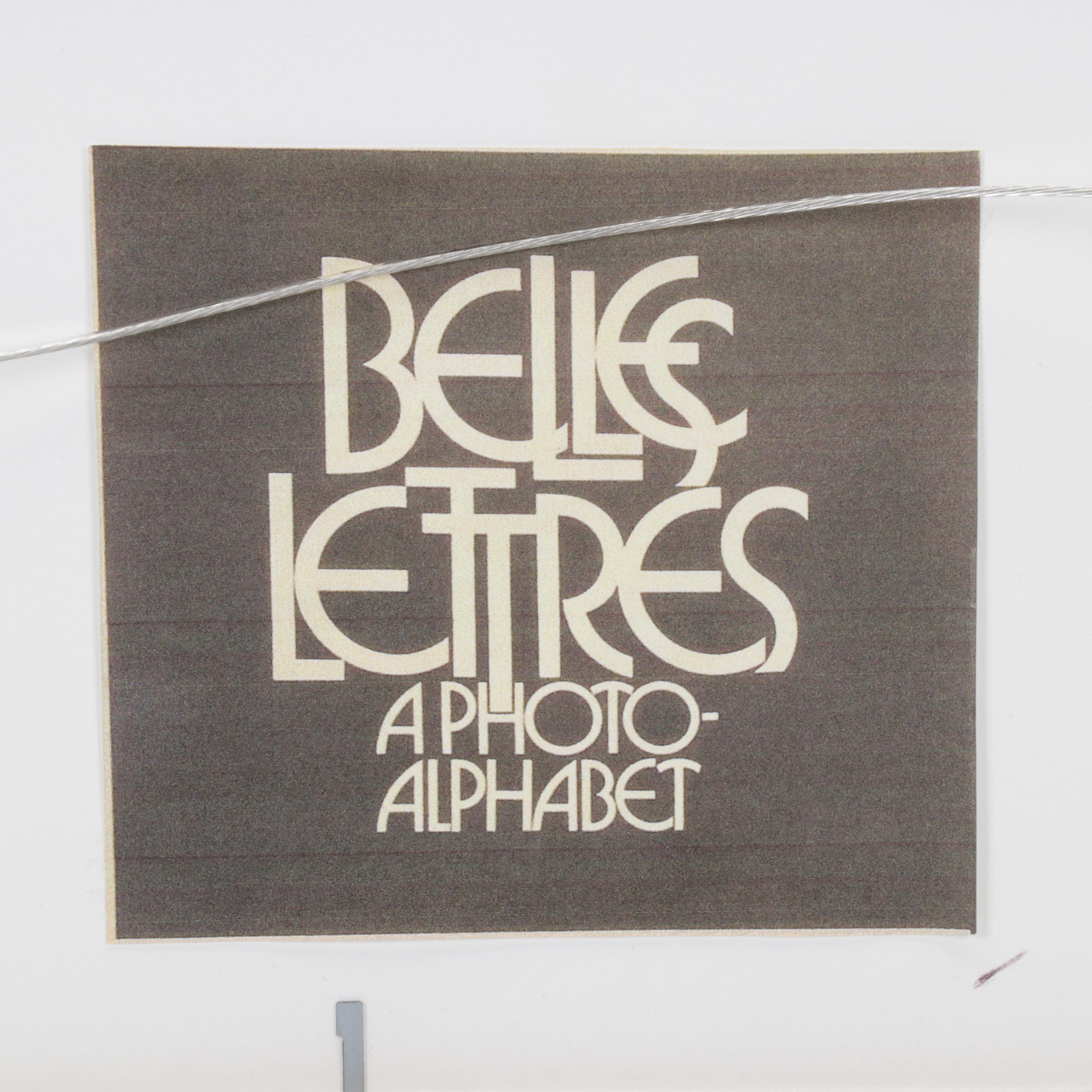 Posed Nudes Offset Lithographs From "Belles Lettres: A Photo-Alphabet," 1971