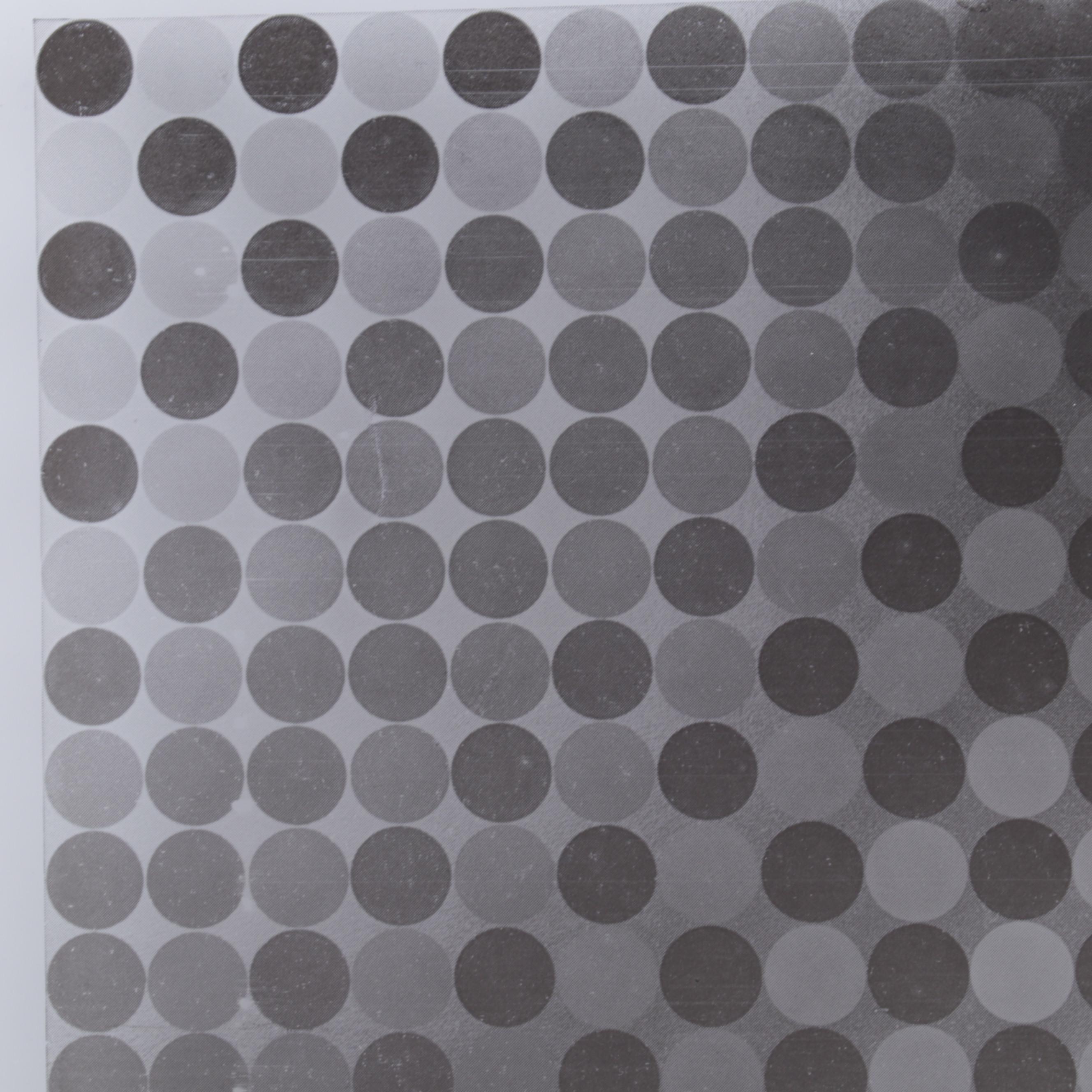 Op Art Offset Lithograph on Acetate After Victor Vasarely, 1970
