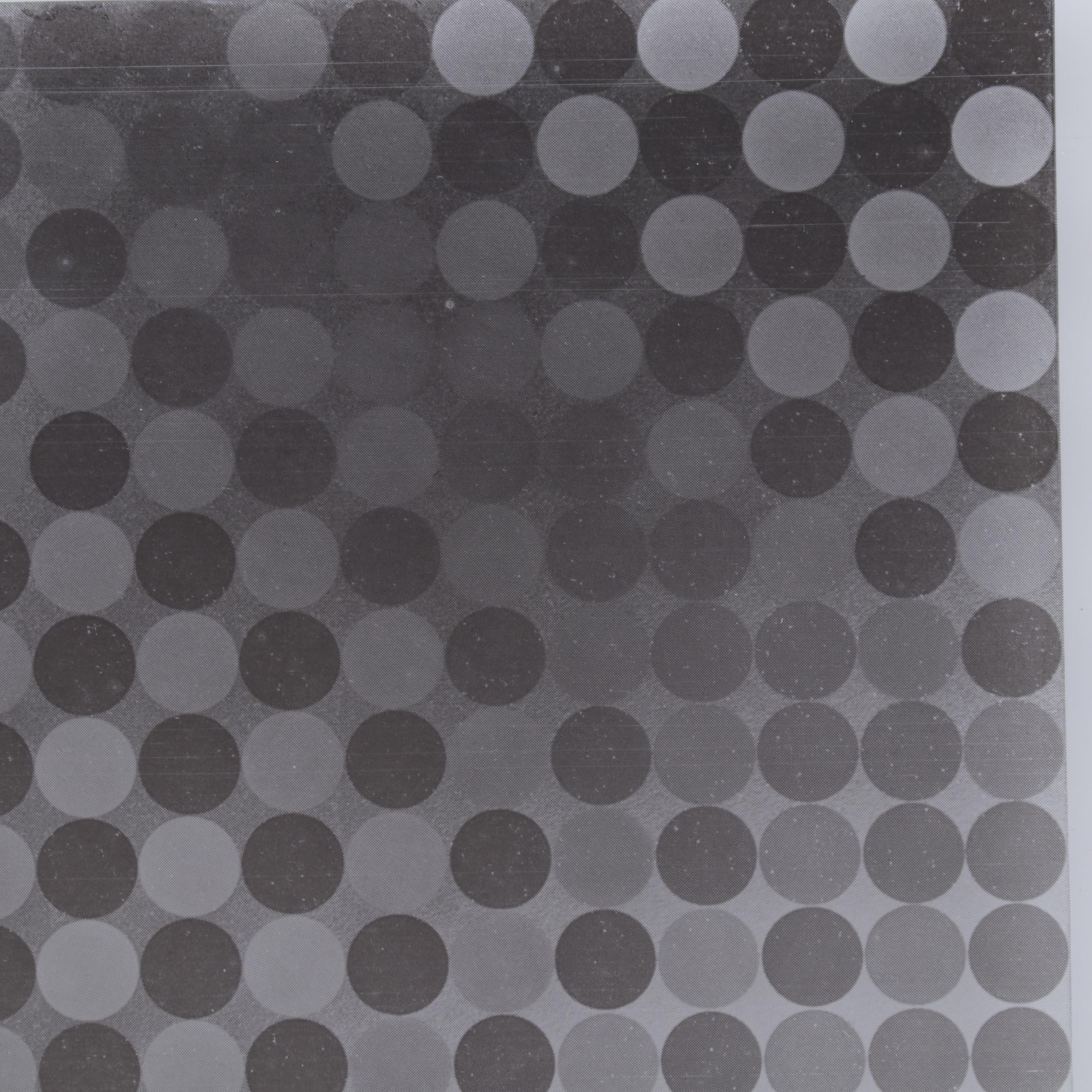 Op Art Offset Lithograph on Acetate After Victor Vasarely, 1970