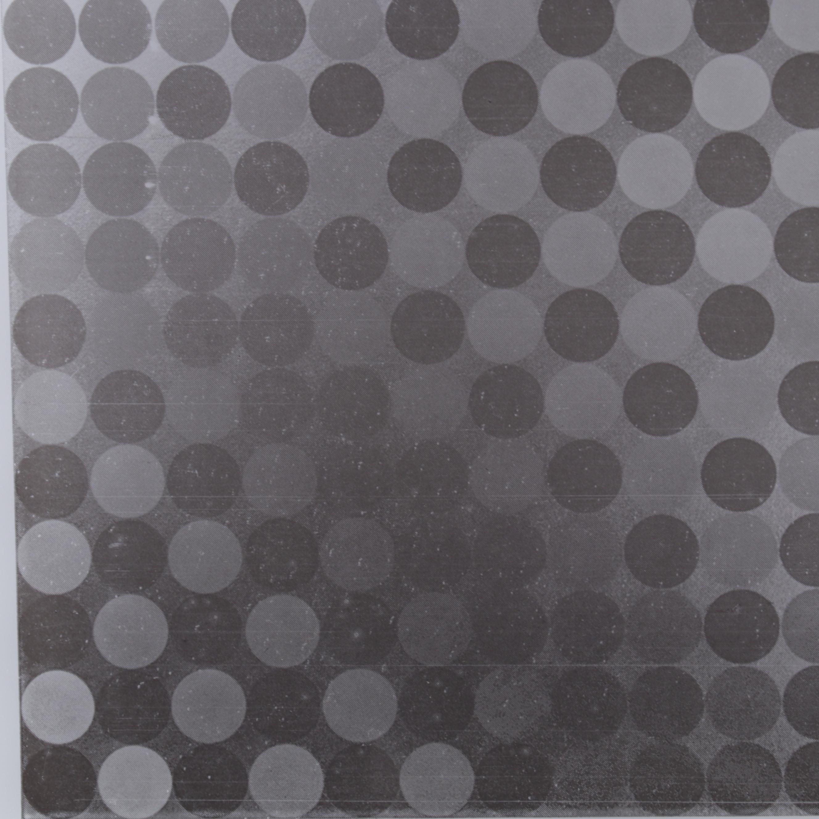 Op Art Offset Lithograph on Acetate After Victor Vasarely, 1970