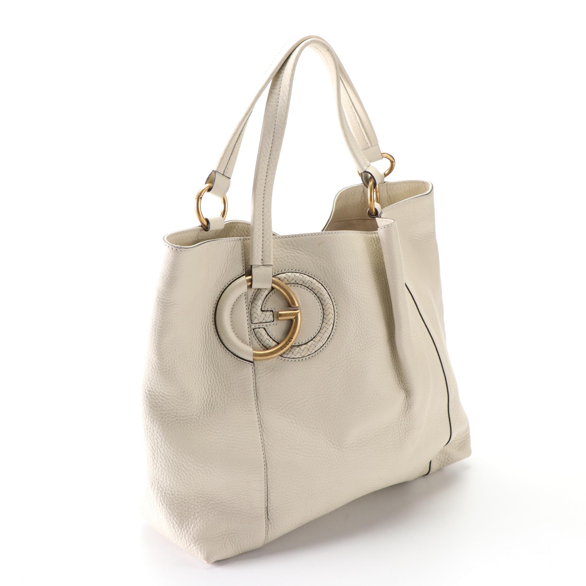 Gucci Medium Twill Tote in Grain Leather