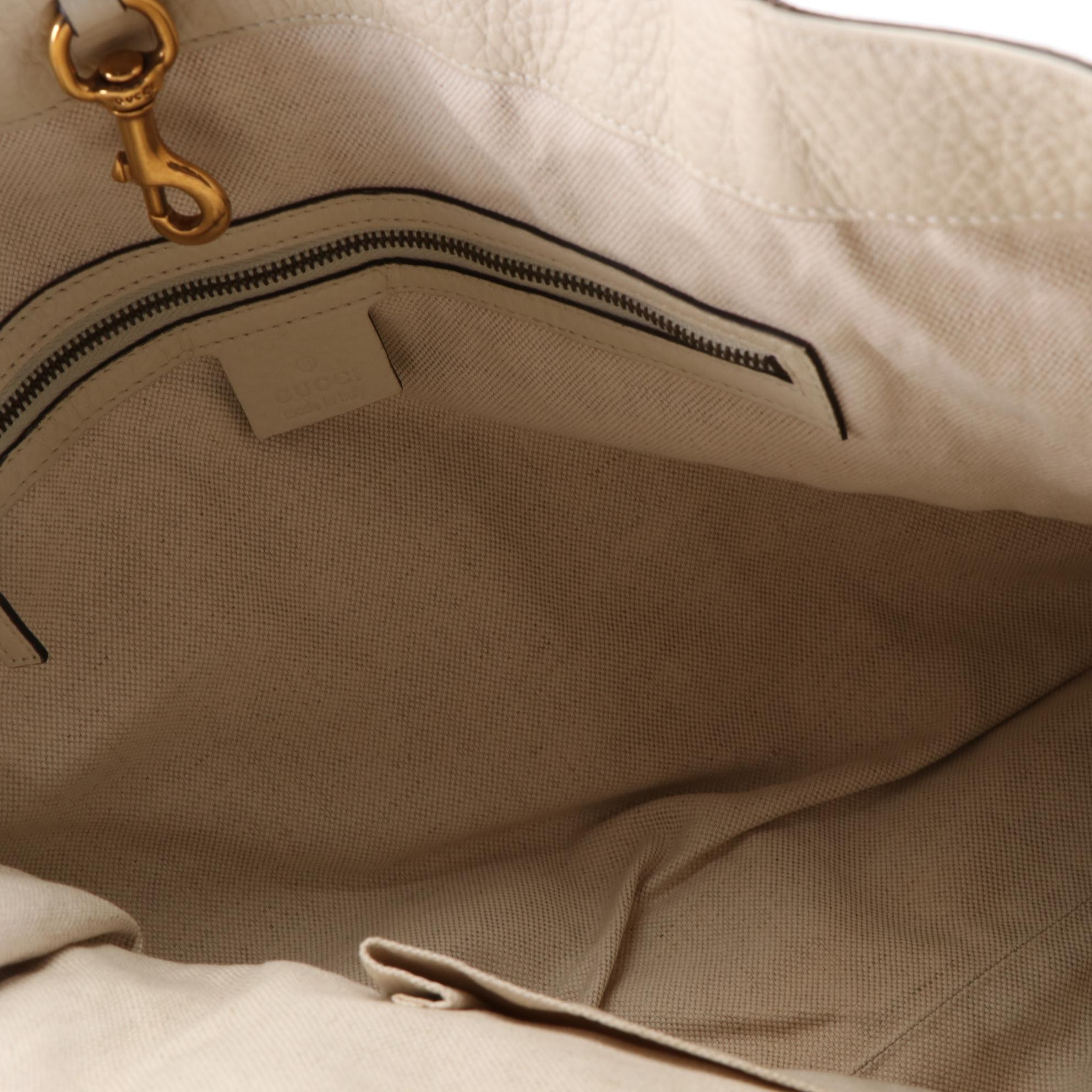 Gucci Medium Twill Tote in Grain Leather
