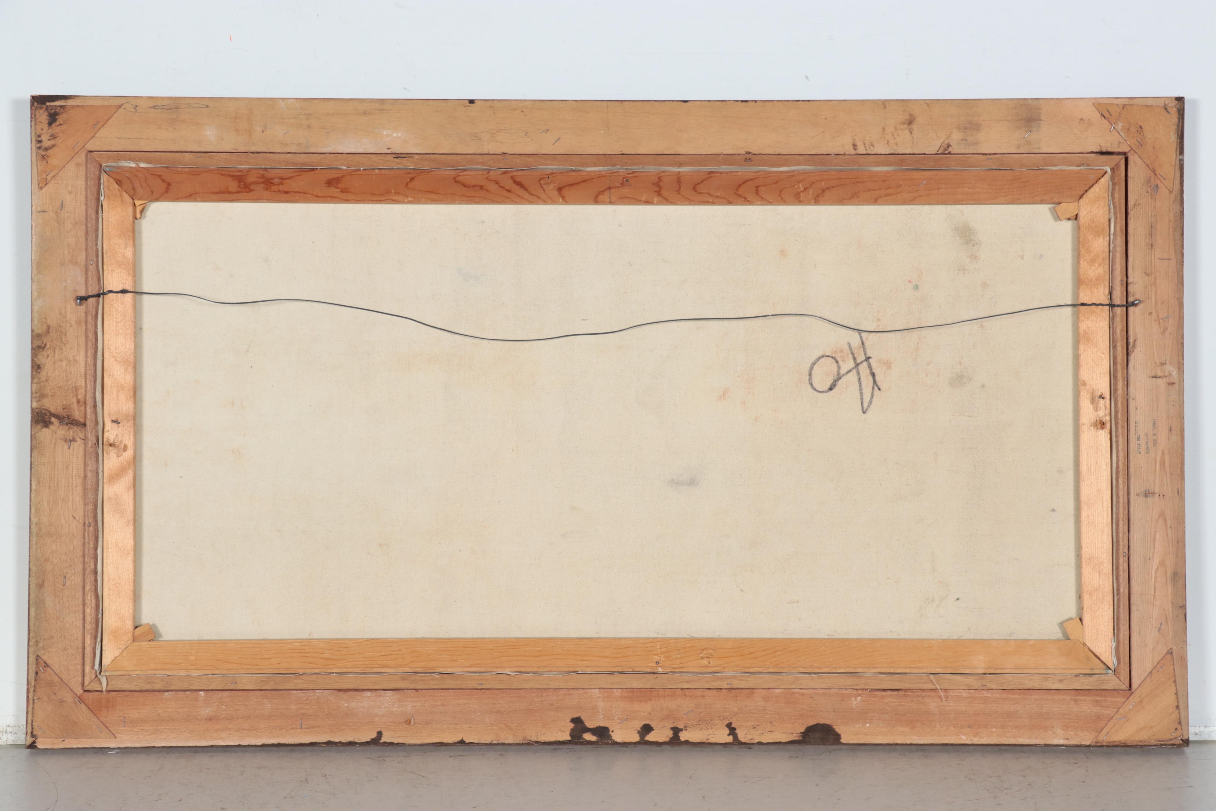 R. Rogers Impressionist Style Oil Painting of Cottage