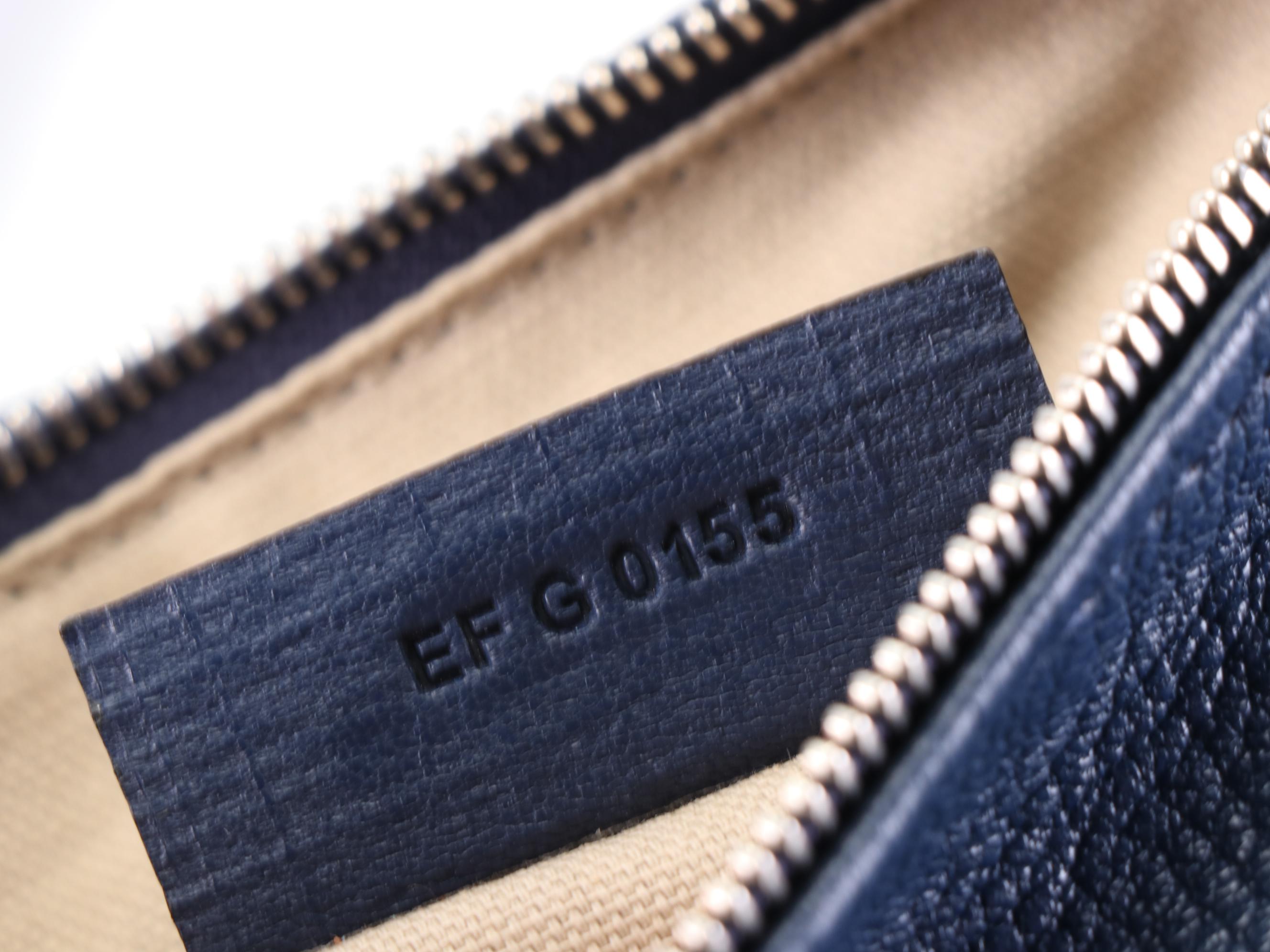 Givenchy Mini Pandora Bag in Blue Grain Leather