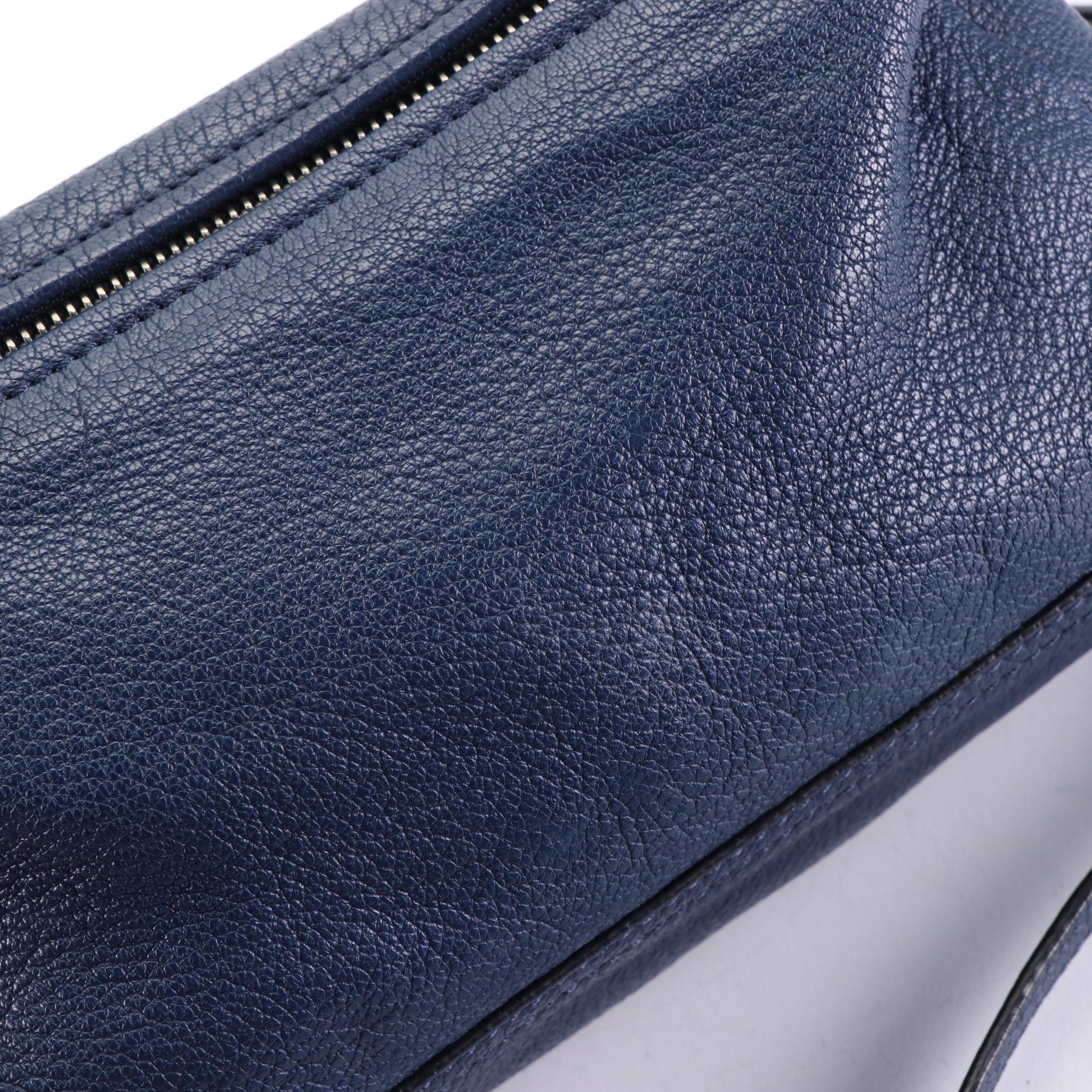 Givenchy Mini Pandora Bag in Blue Grain Leather