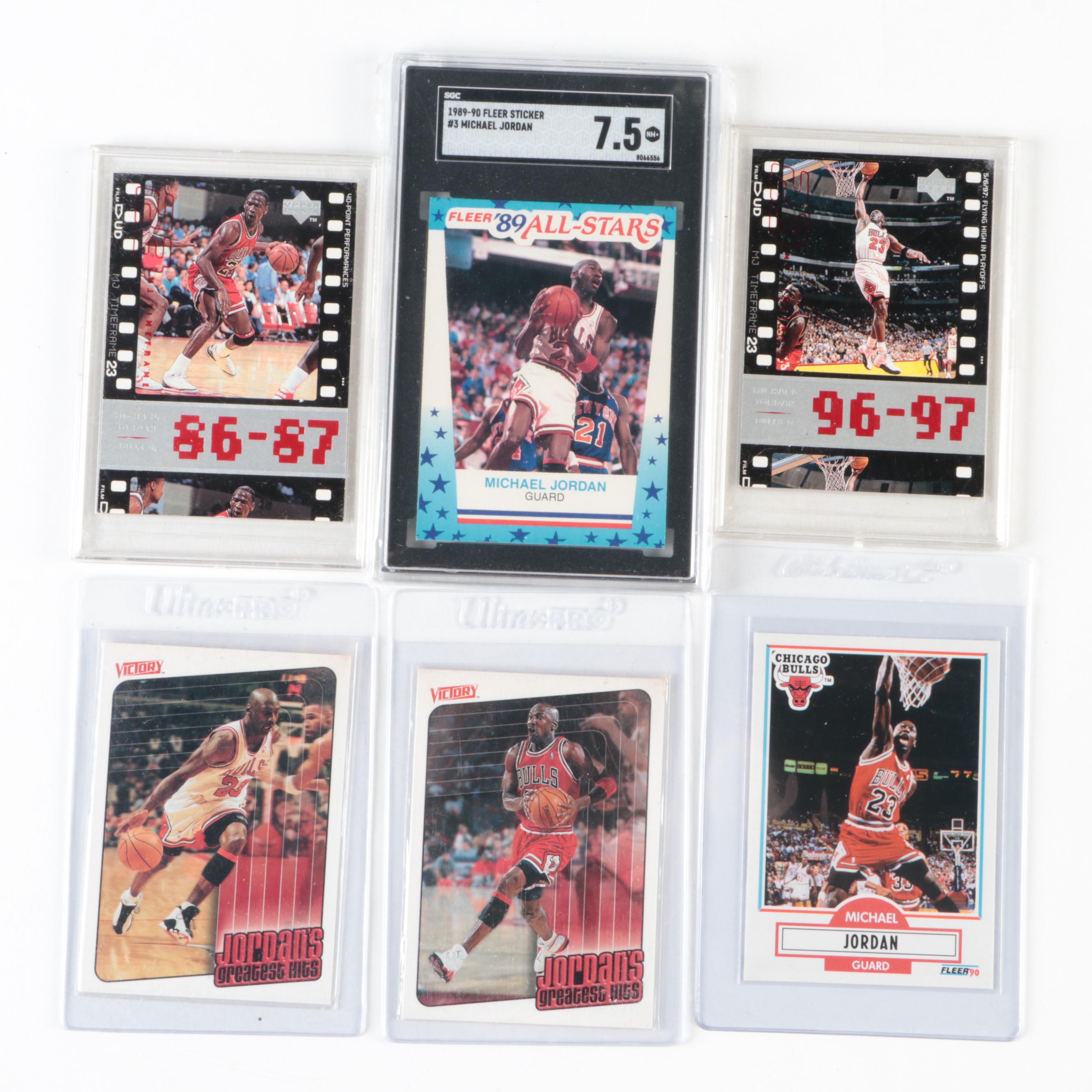 Upper Deck, Other Basketball Cards with Graded Jordan, Bryant, More, 1980s–2010s