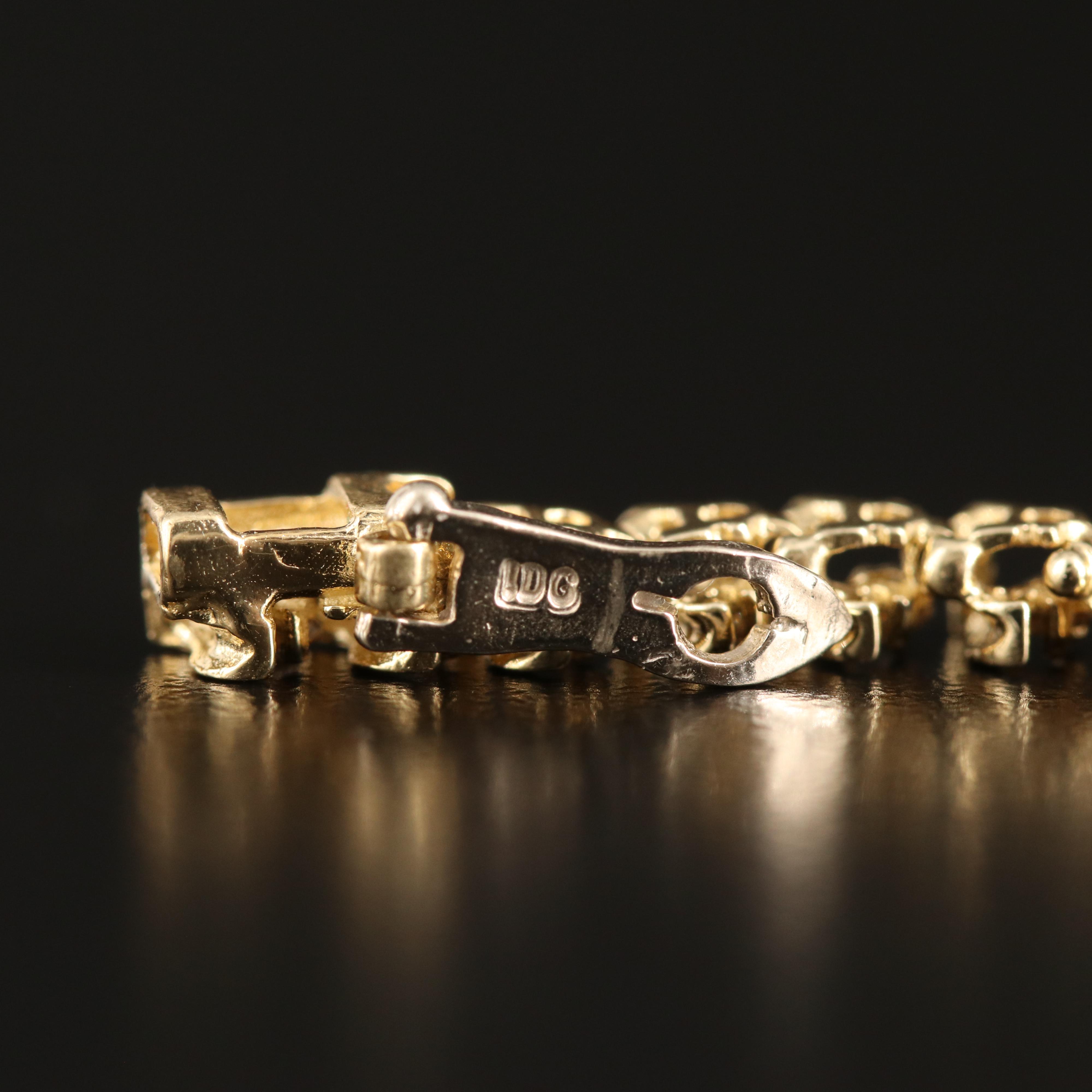 14K 1.06 CTW Diamond S-Link Bracelet