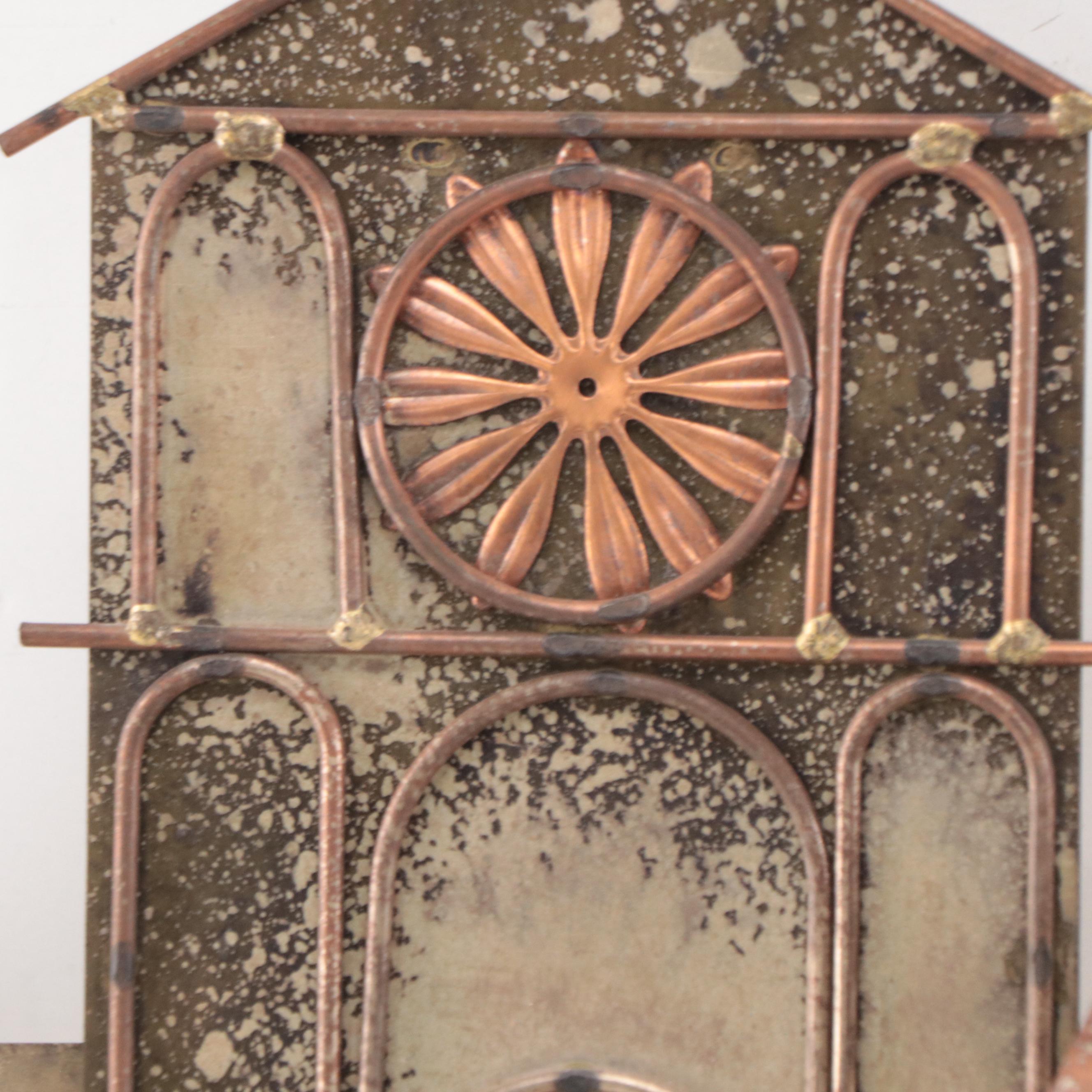 Curtis Jeré Metal Cityscape Wall Sculpture, 1972