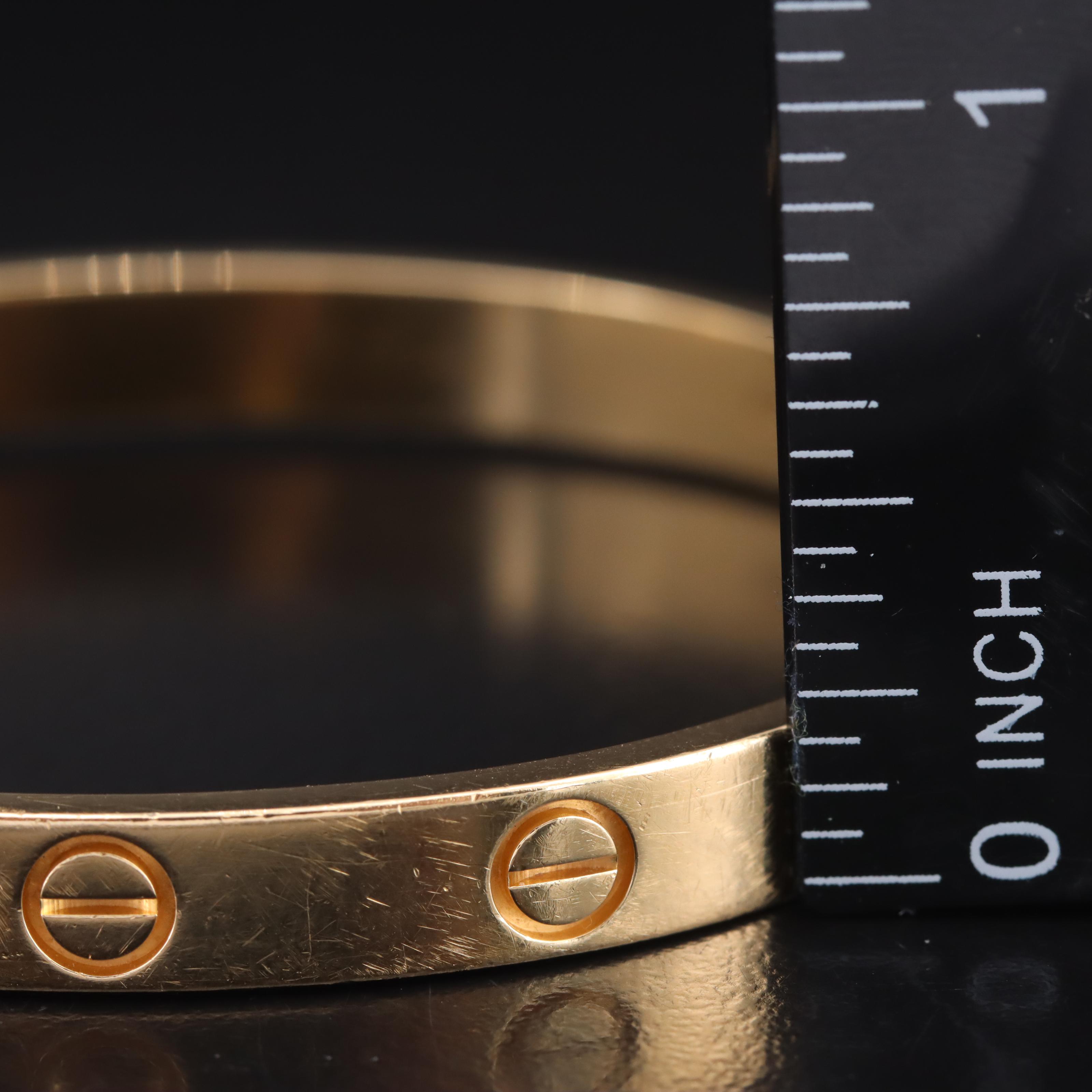 Cartier "Love" 18K Bangle