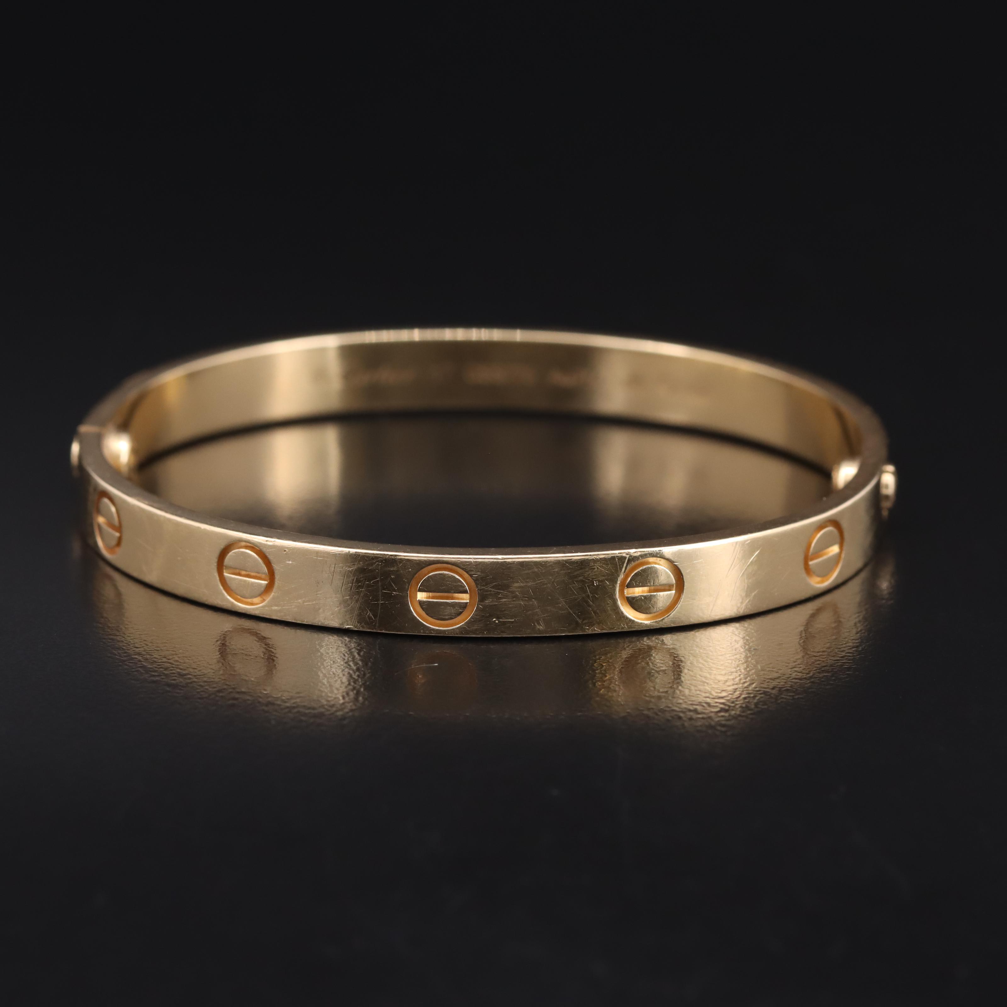 Cartier "Love" 18K Bangle