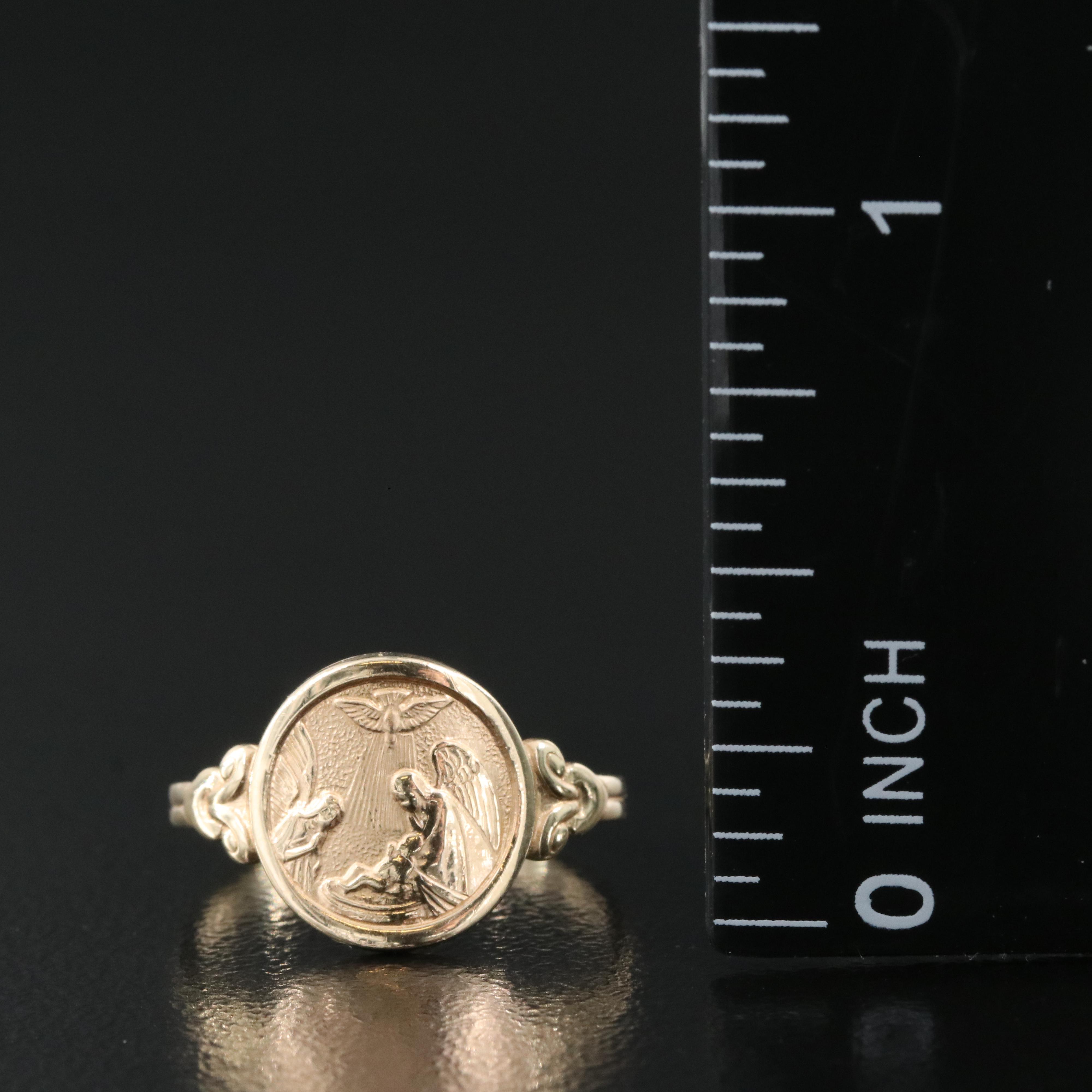 10K Our Guardian Angel Ring