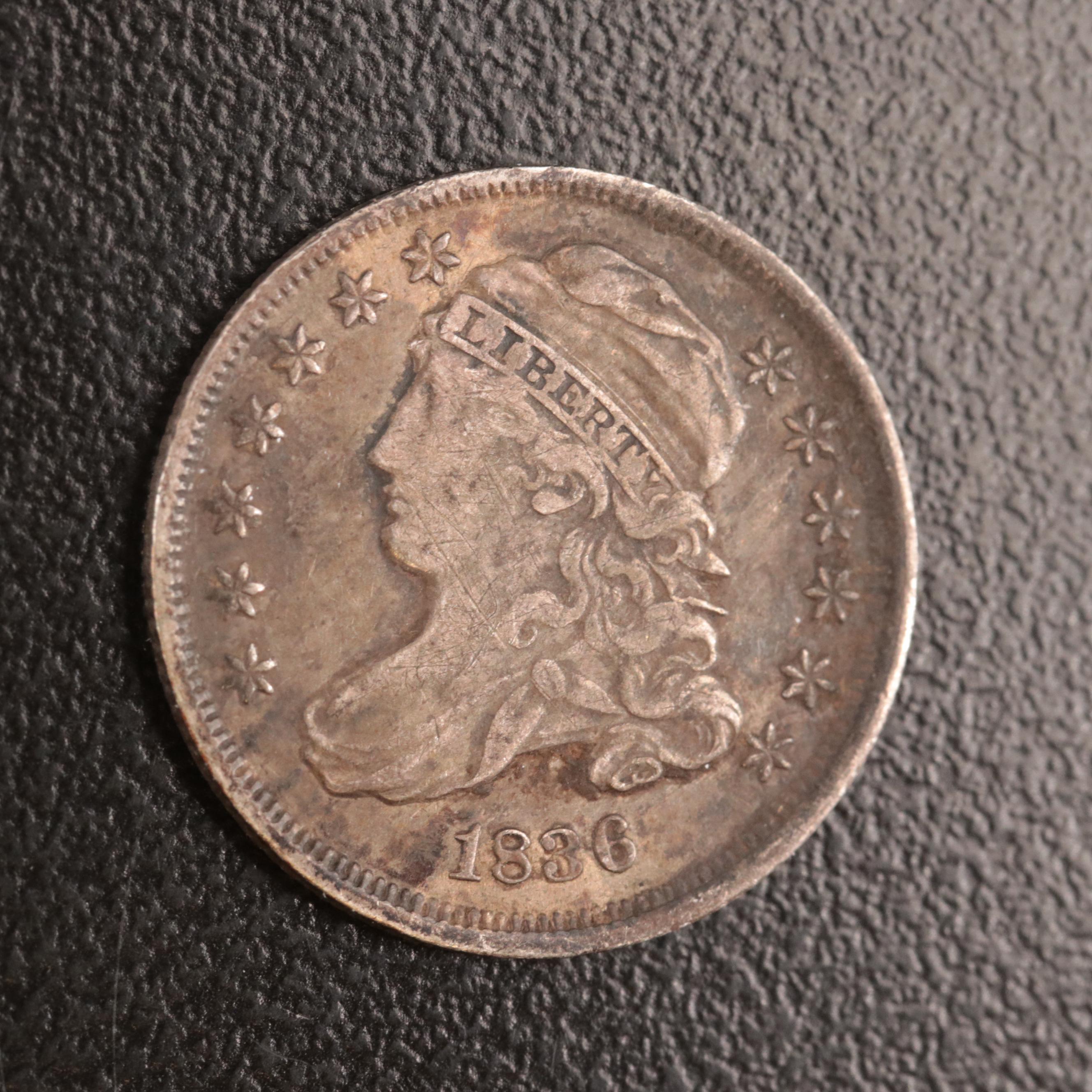 1836 Capped Bust Silver Dime