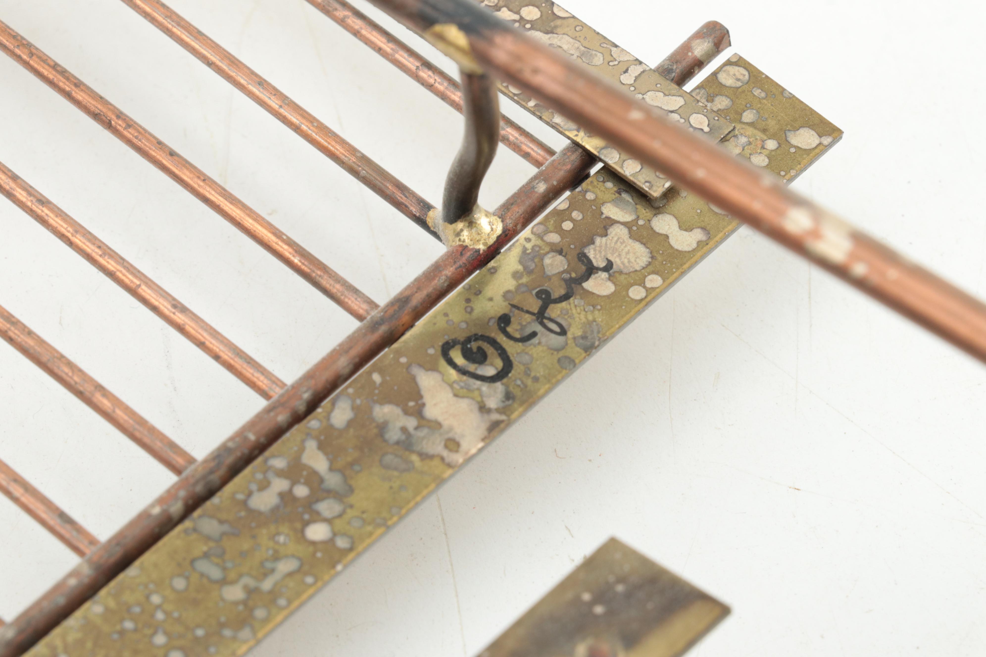 Curtis Jeré Copper and Brass Wall Hanging Sculpture