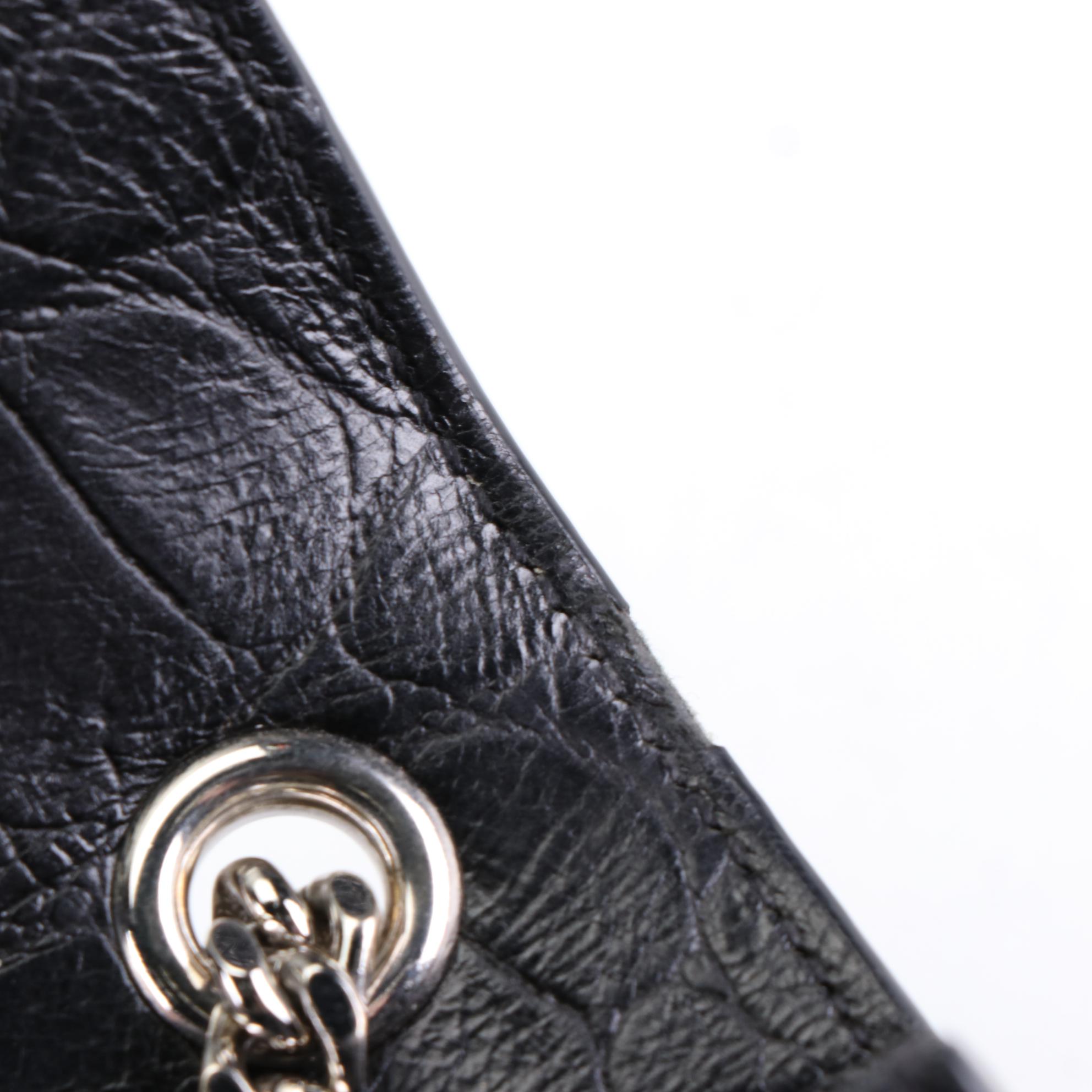 Yves Saint Laurent Kate Tassel Crossbody Clutch in Croc-Embossed Leather