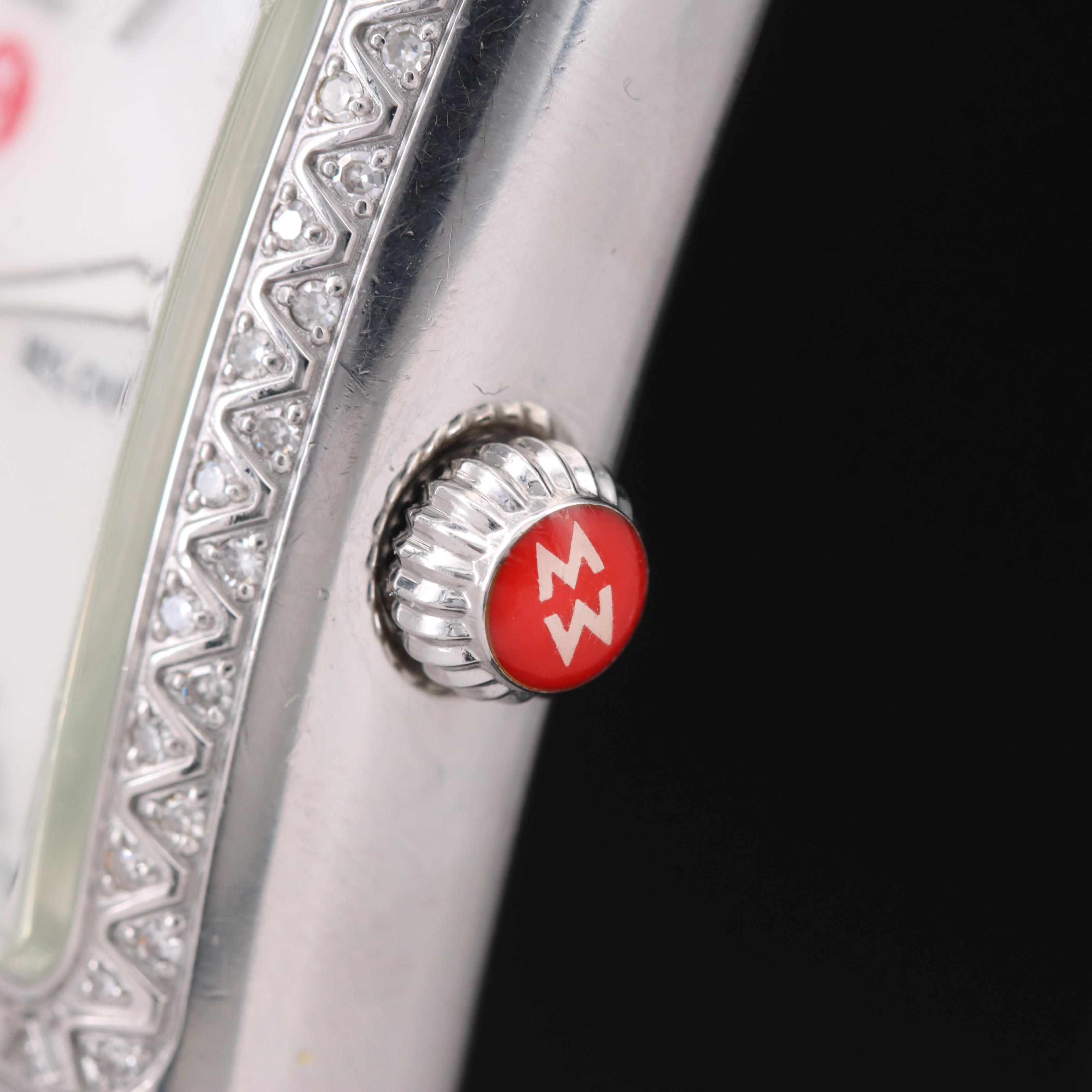 Michele Mother-of-Pearl Milou Diamond Watch