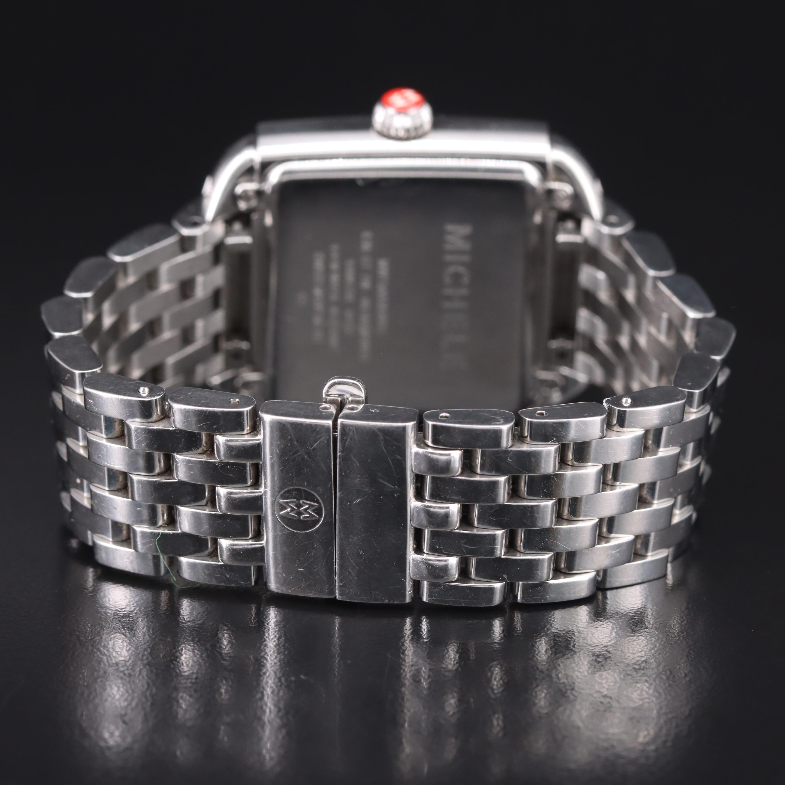 Michele Mother-of-Pearl Milou Diamond Watch