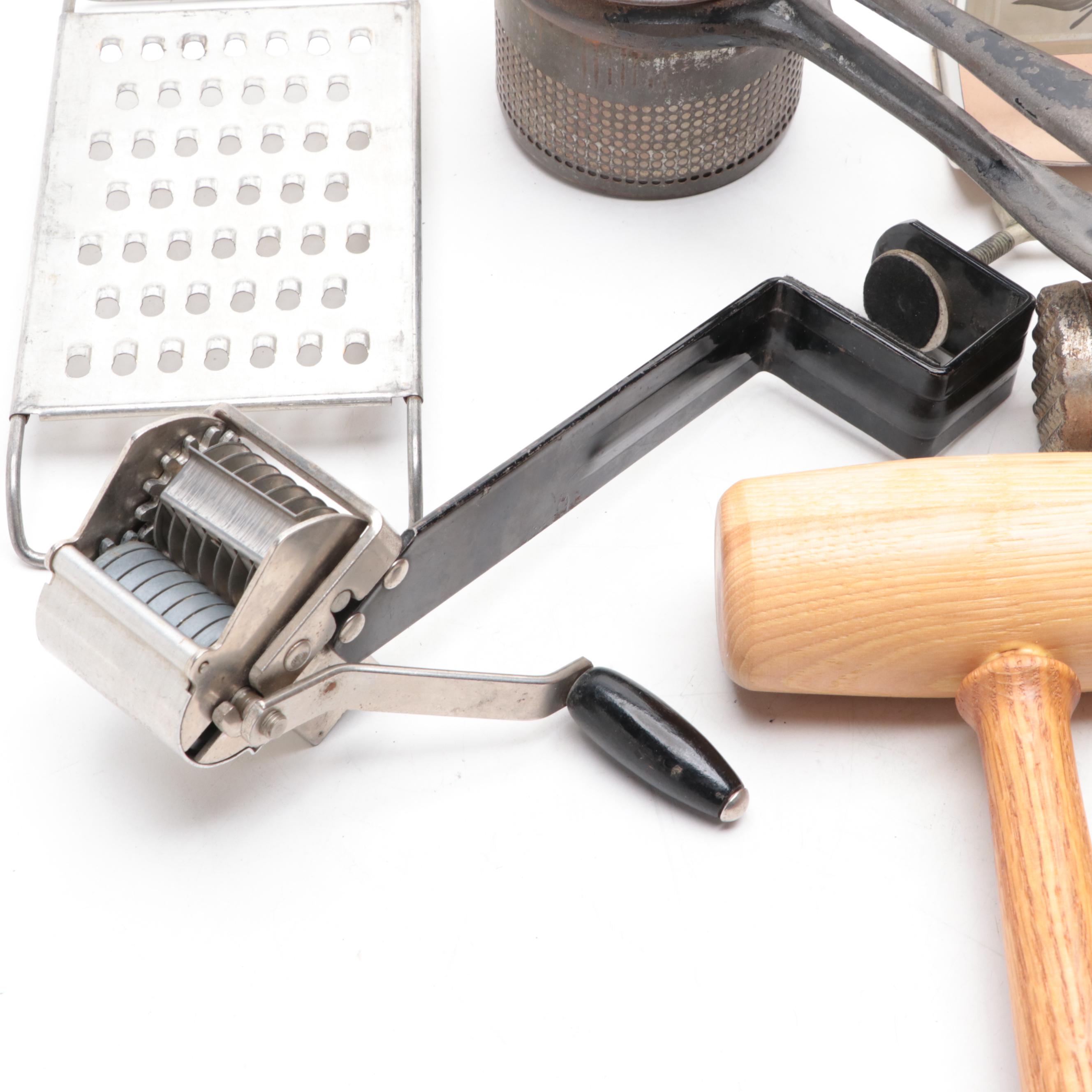 Duro Metal Products Whippit Cream & Egg Whip with Other Metal Kitchen Utensils