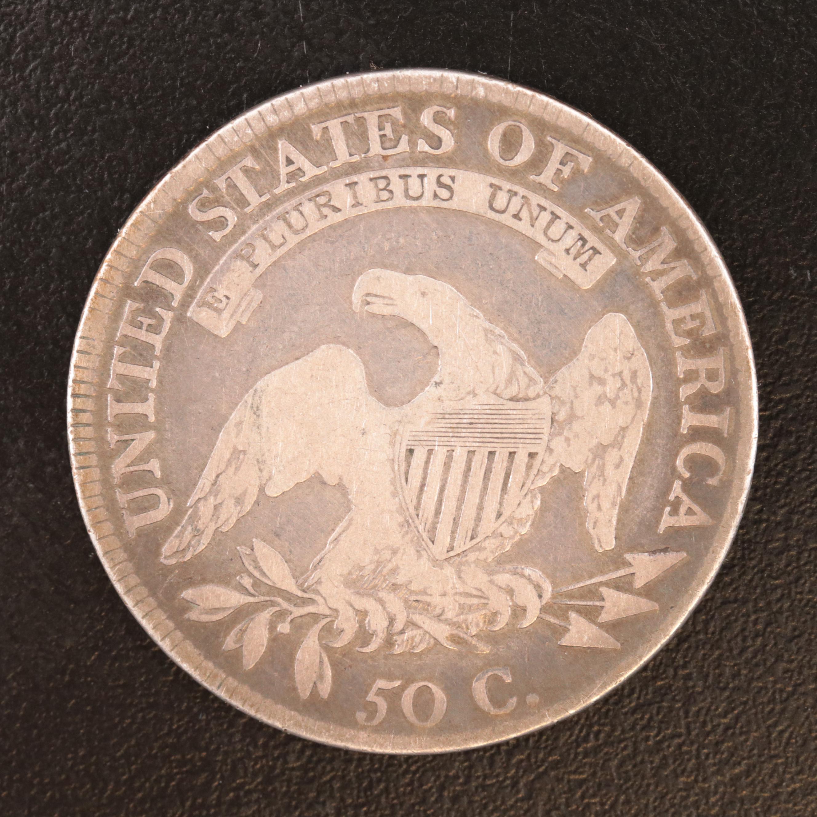 1809 "XXXX Edge" Variety Capped Bust Silver Half Dollar