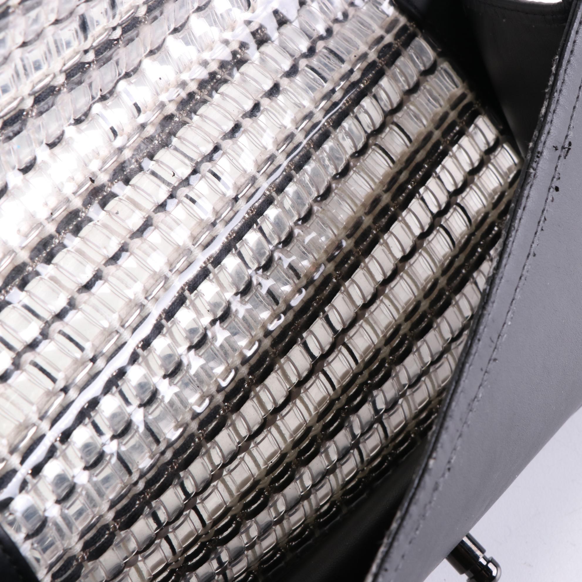 Chanel Medium Boy Flap Bag in PVC and Lambskin Leather