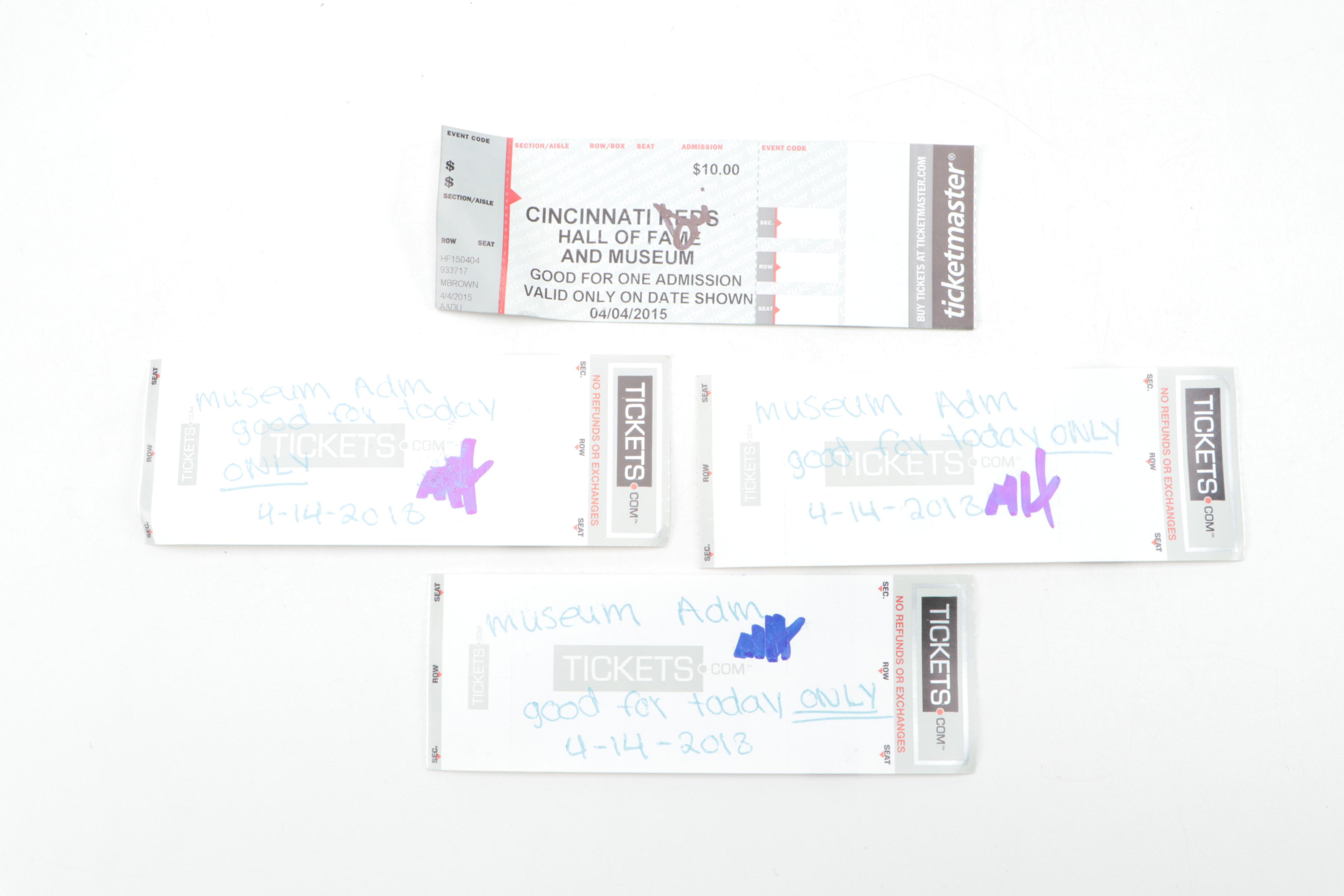 Cincinnati Reds Bobbleheads Including Signed Benzinger, O'Neill, Davis, More