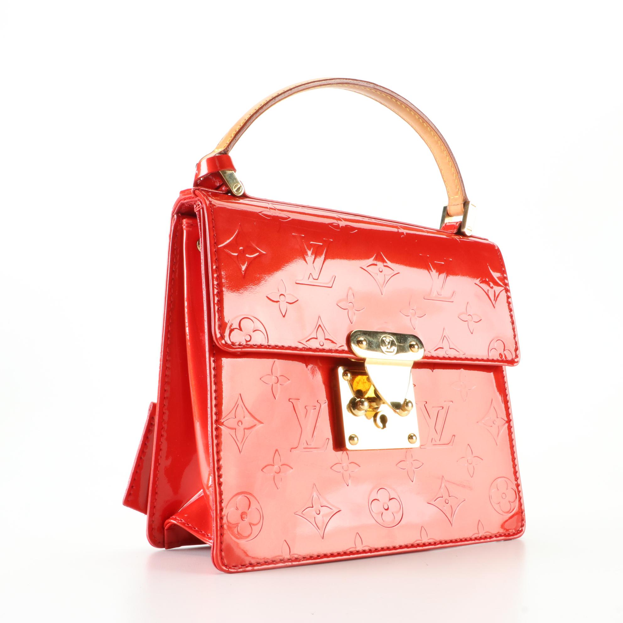 Louis Vuitton Spring Street Handbag in Monogram Vernis