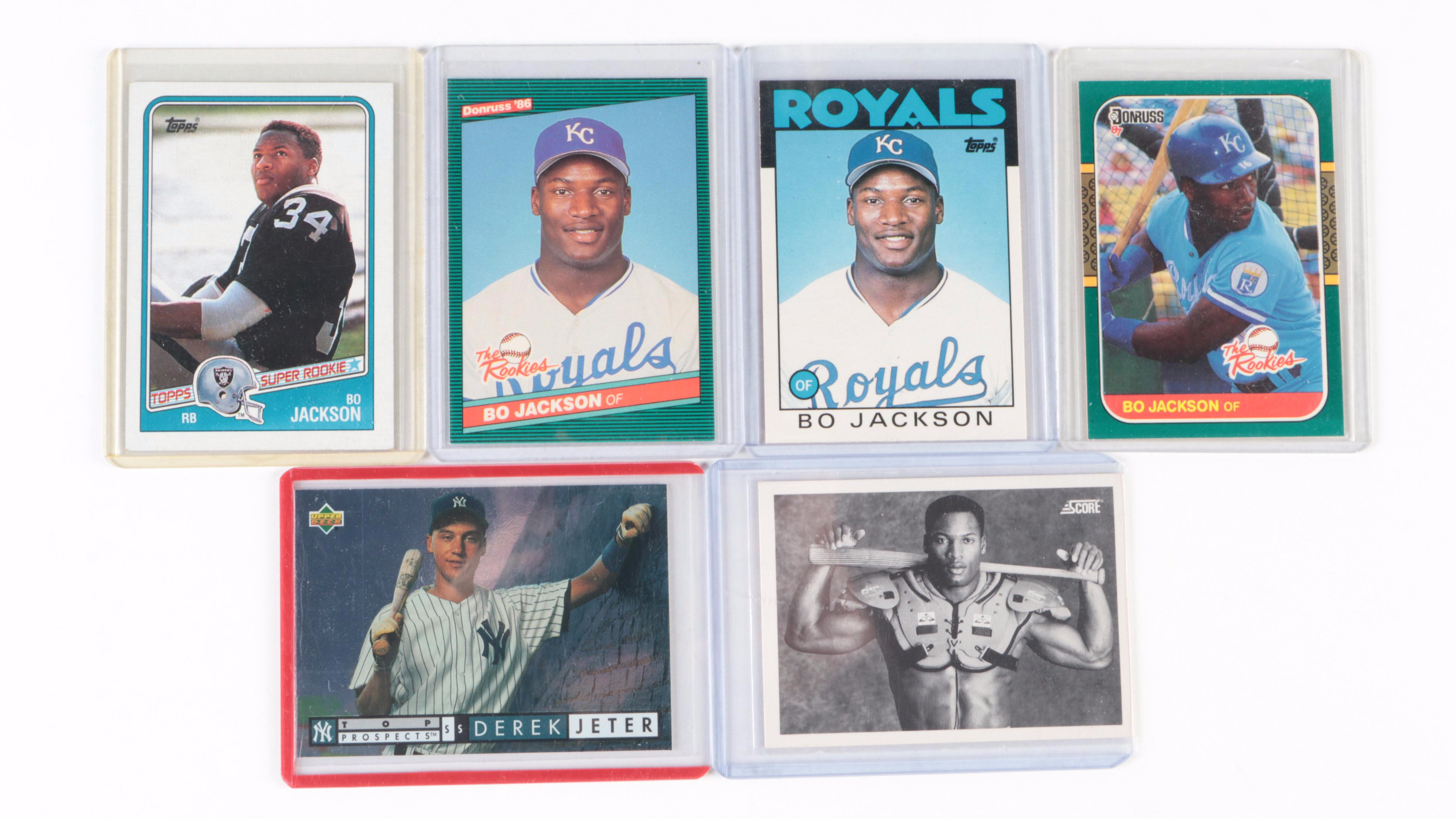 Topps, More Sports Cards with Jeter, Griffey Jr., Jackson Rookies, 1980s–2000s