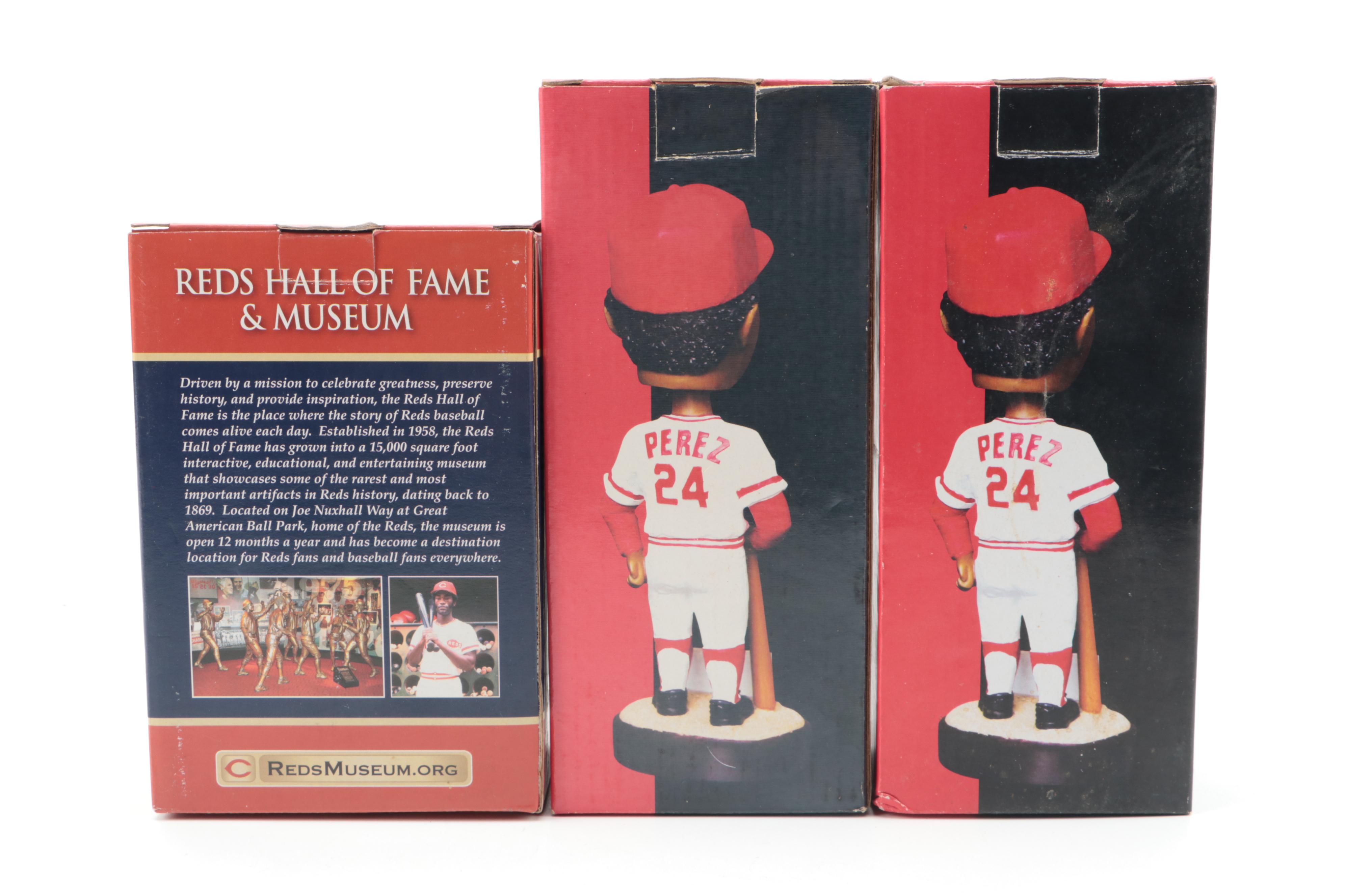 Cincinnati Reds Bobbleheads Including Perez, Bench, Foster and More