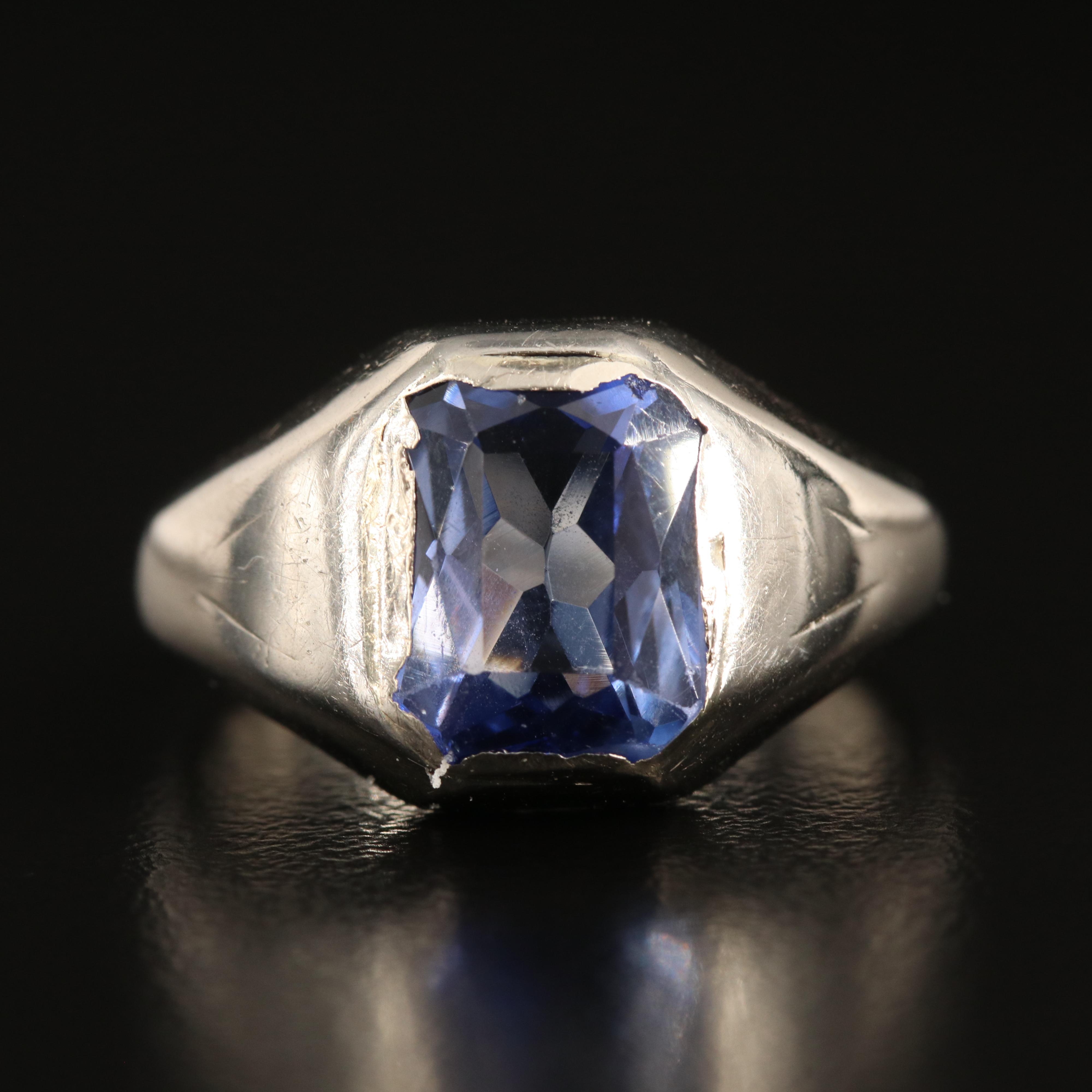 Vintage 14K Sapphire Ring