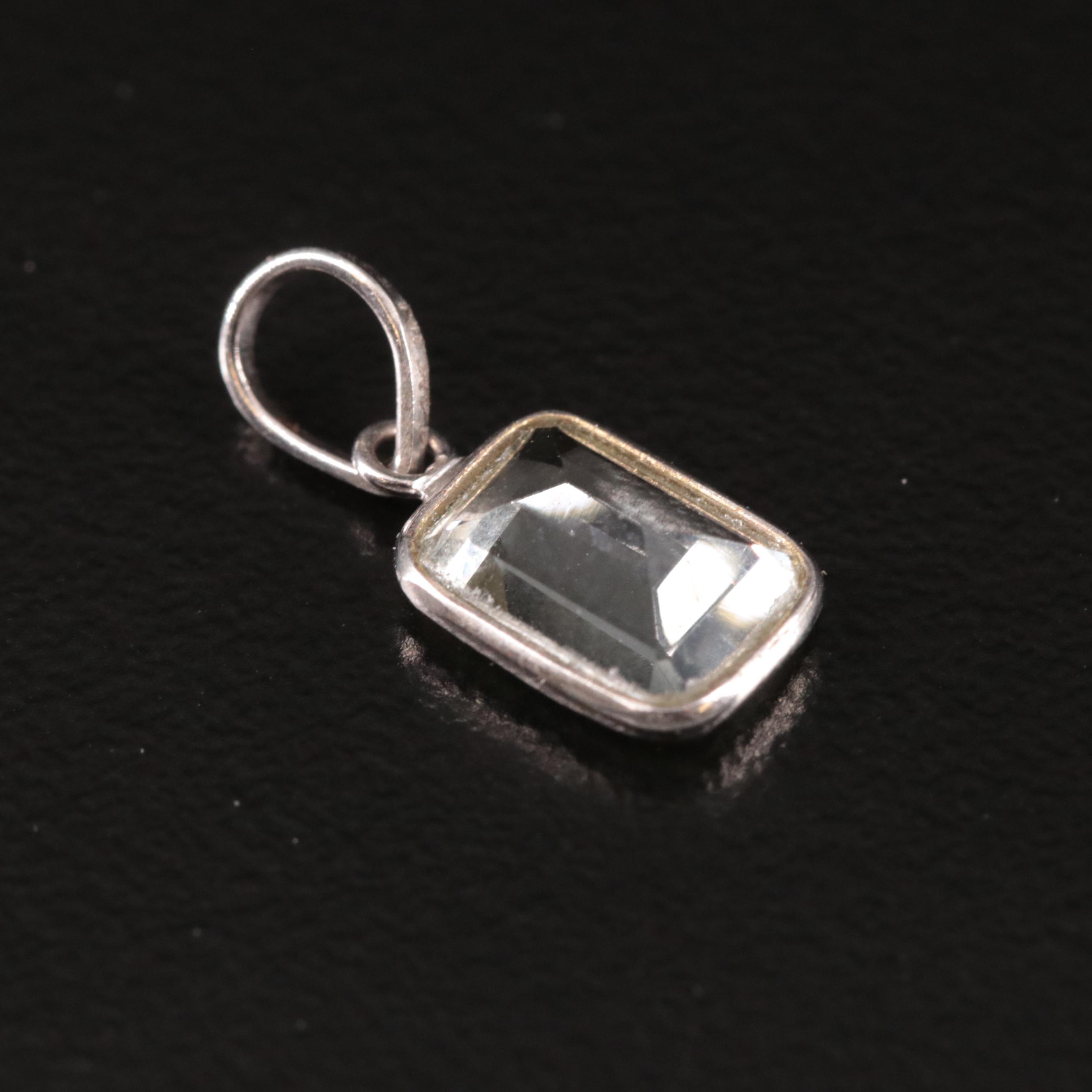 14K Prasiolite Pendant