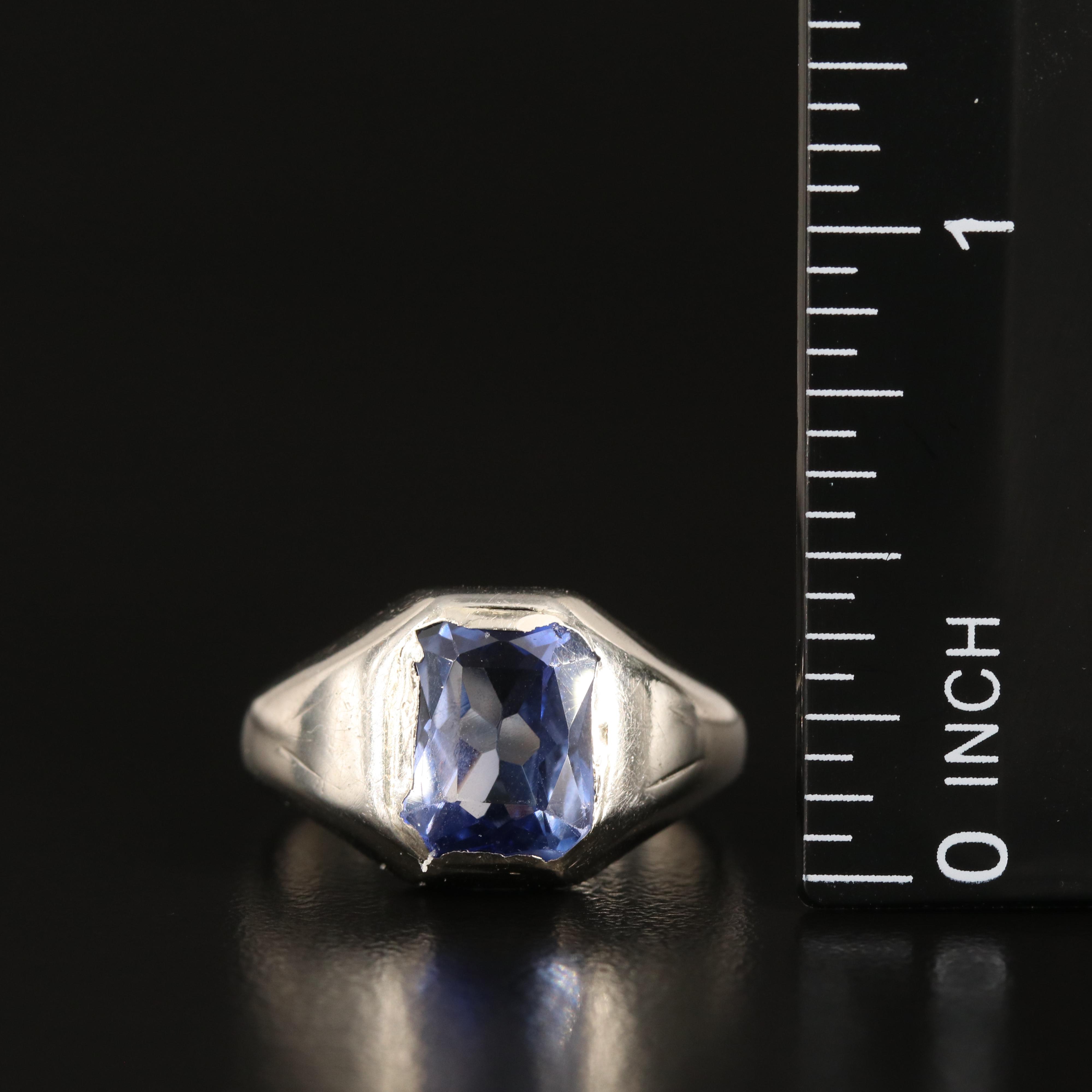 Vintage 14K Sapphire Ring