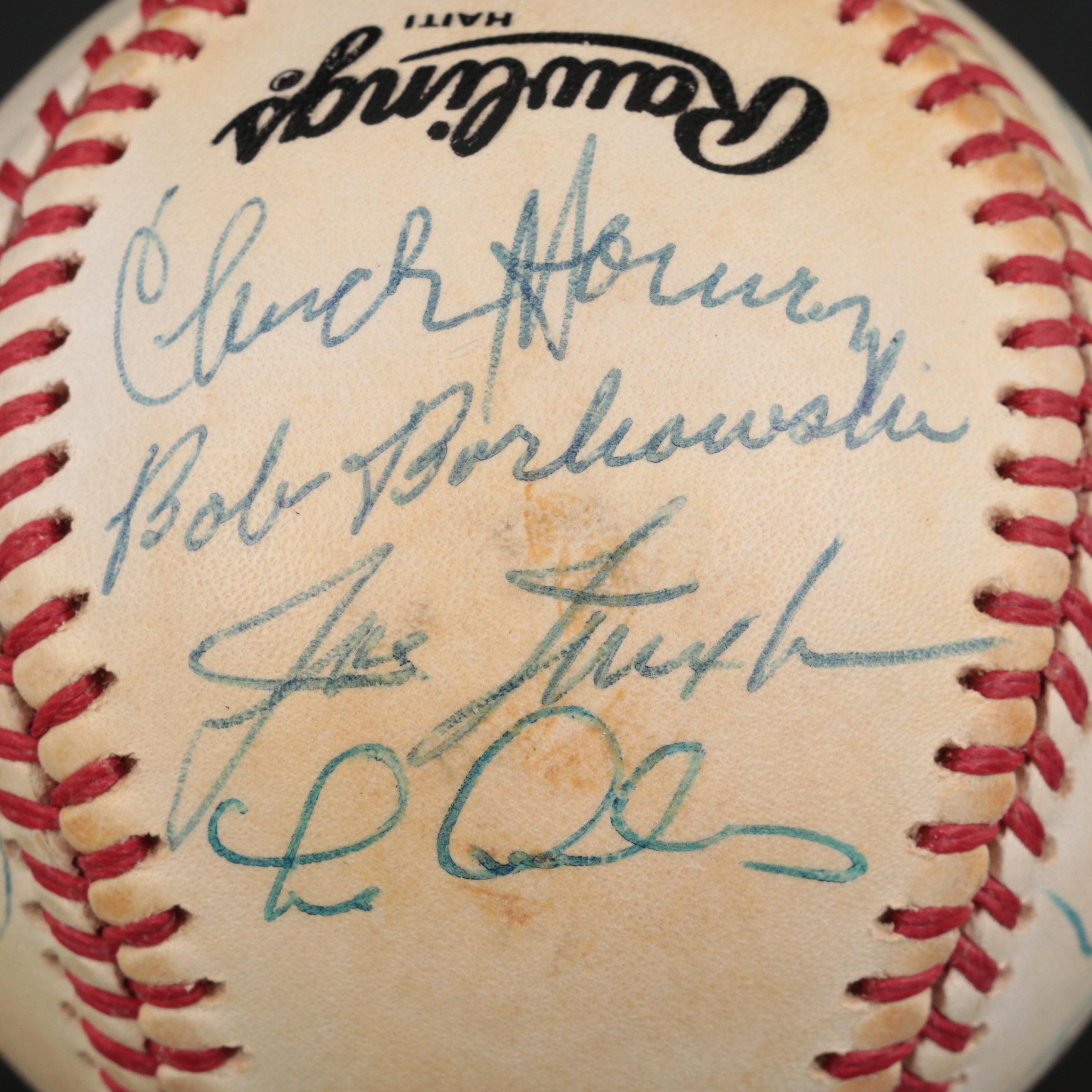 Cincinnati Reds Stars Signed Rawlings N.L. Baseball with Kluzewski, Rose, More