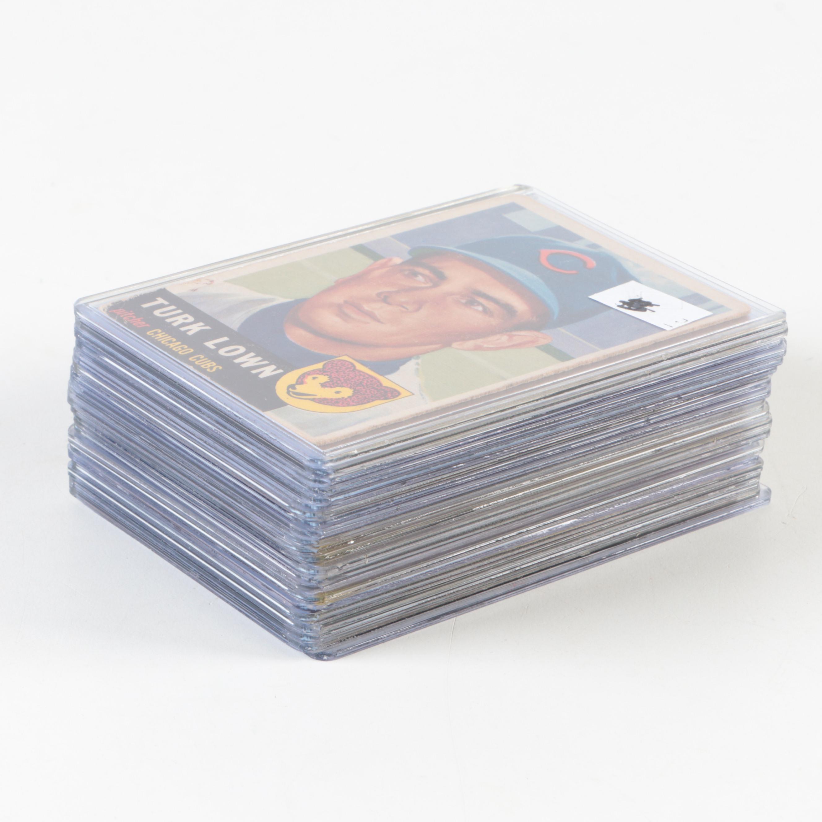 1952 and 1953 Topps Baseball Cards with Kiner, Hitchcock, Repulski and More