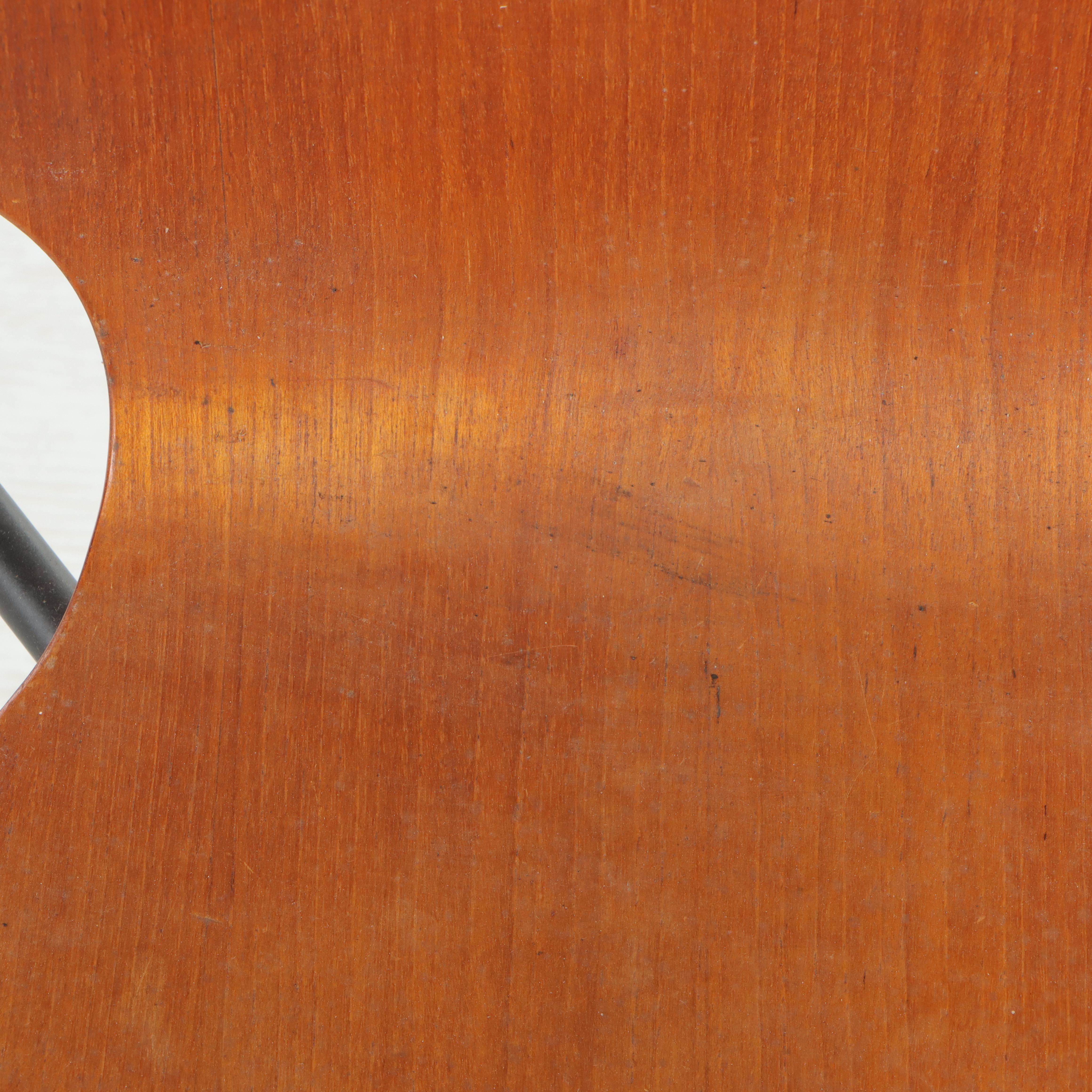 Danish Modern Bent Teak Side Chair, Manner of Herbert Hirche for Jofa Stalmobler