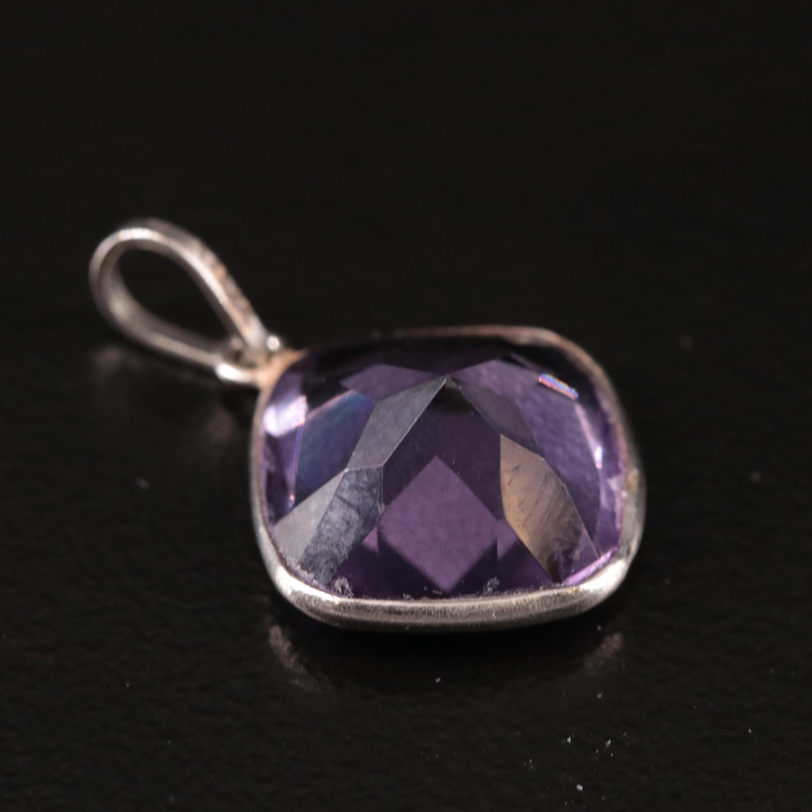 14K Amethyst Pendant