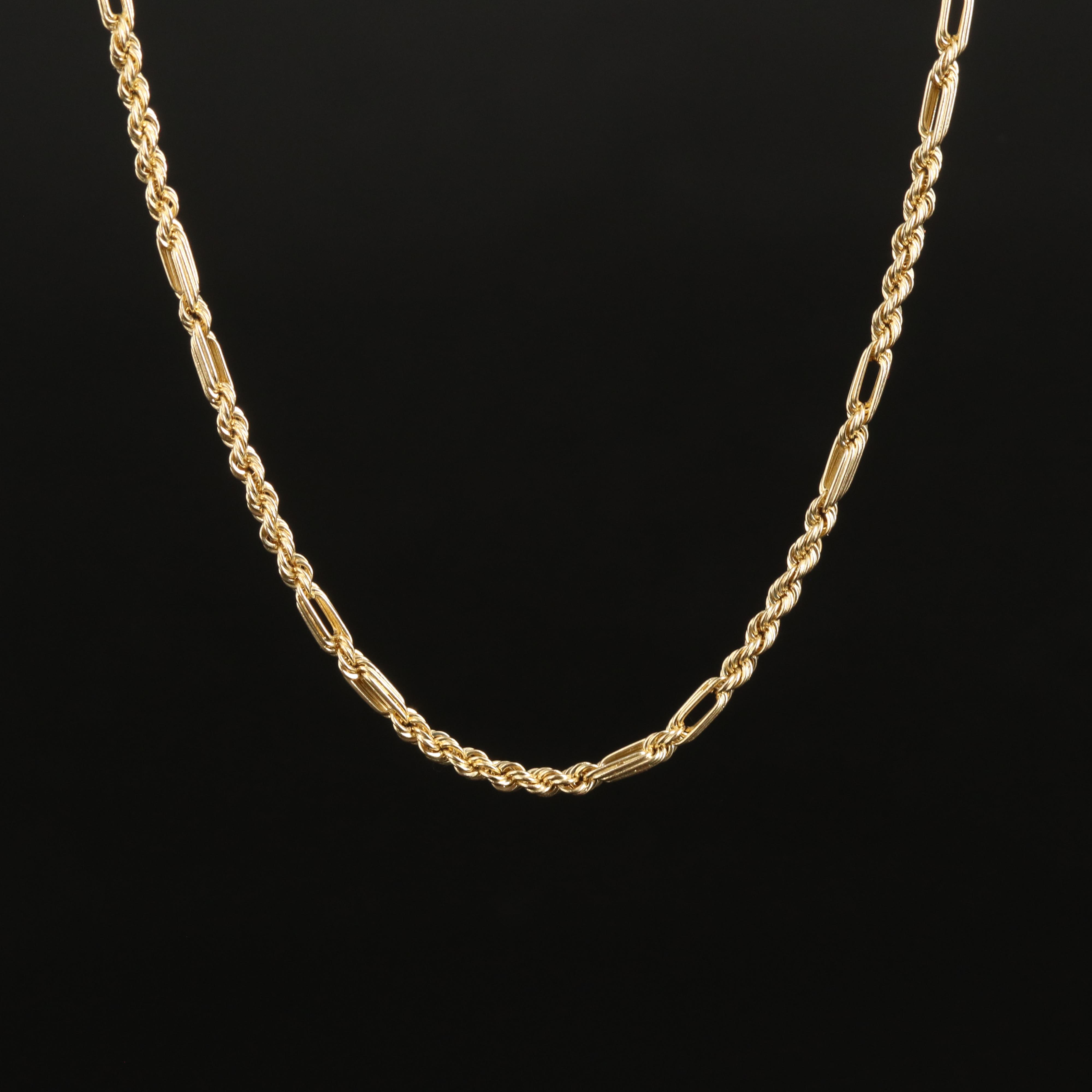 14K Figarope Chain Necklace