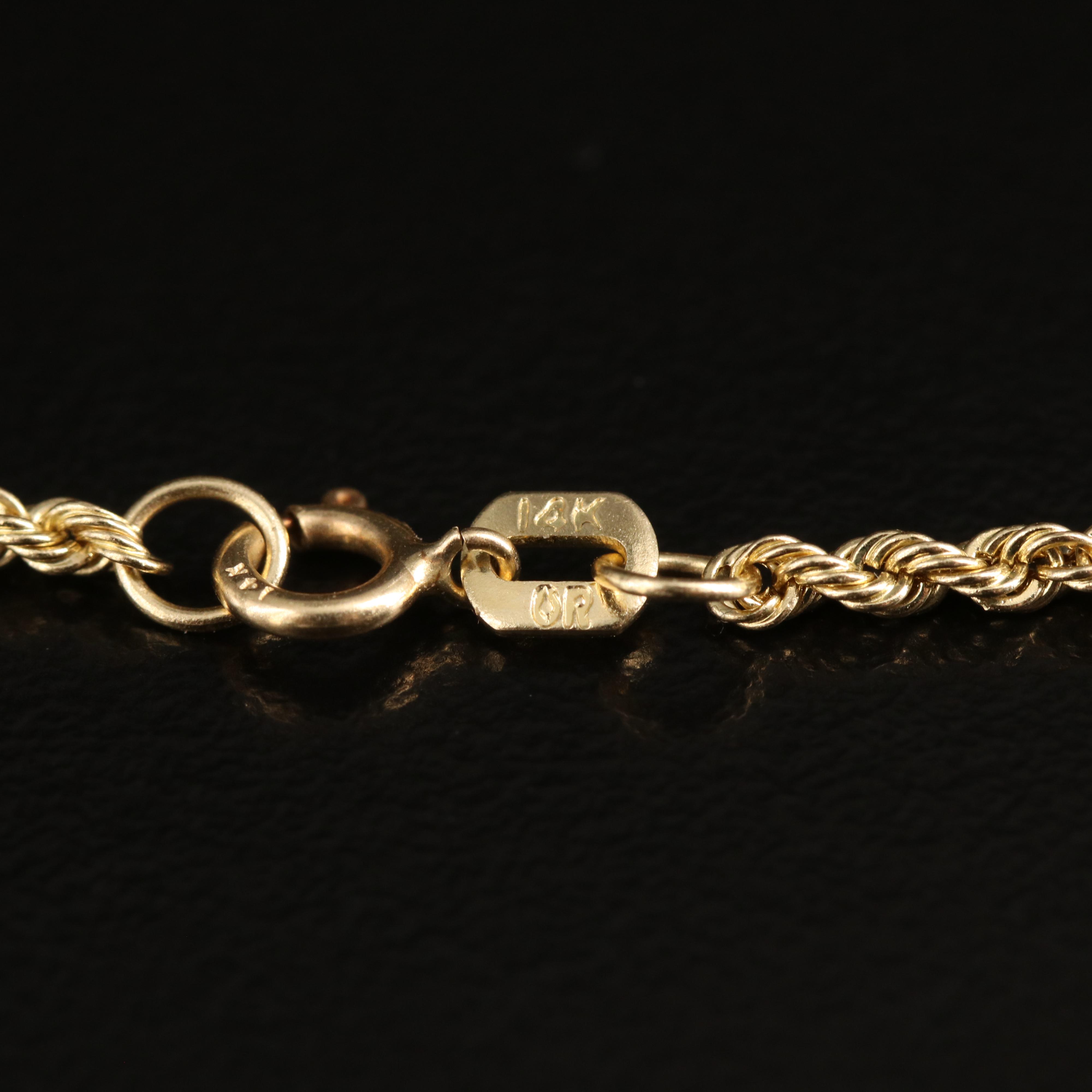 14K Figarope Chain Necklace