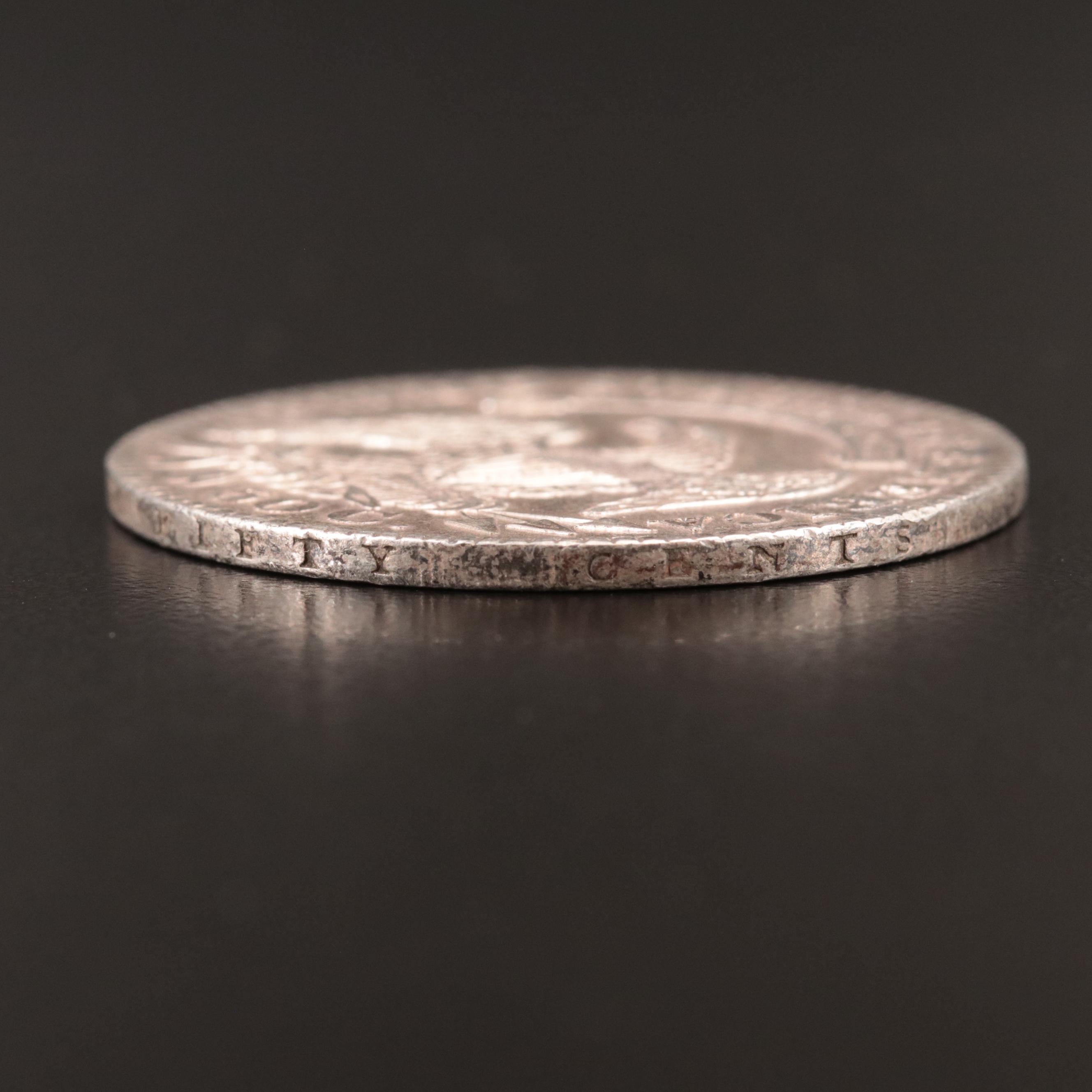1830 Capped Bust Silver Half Dollar