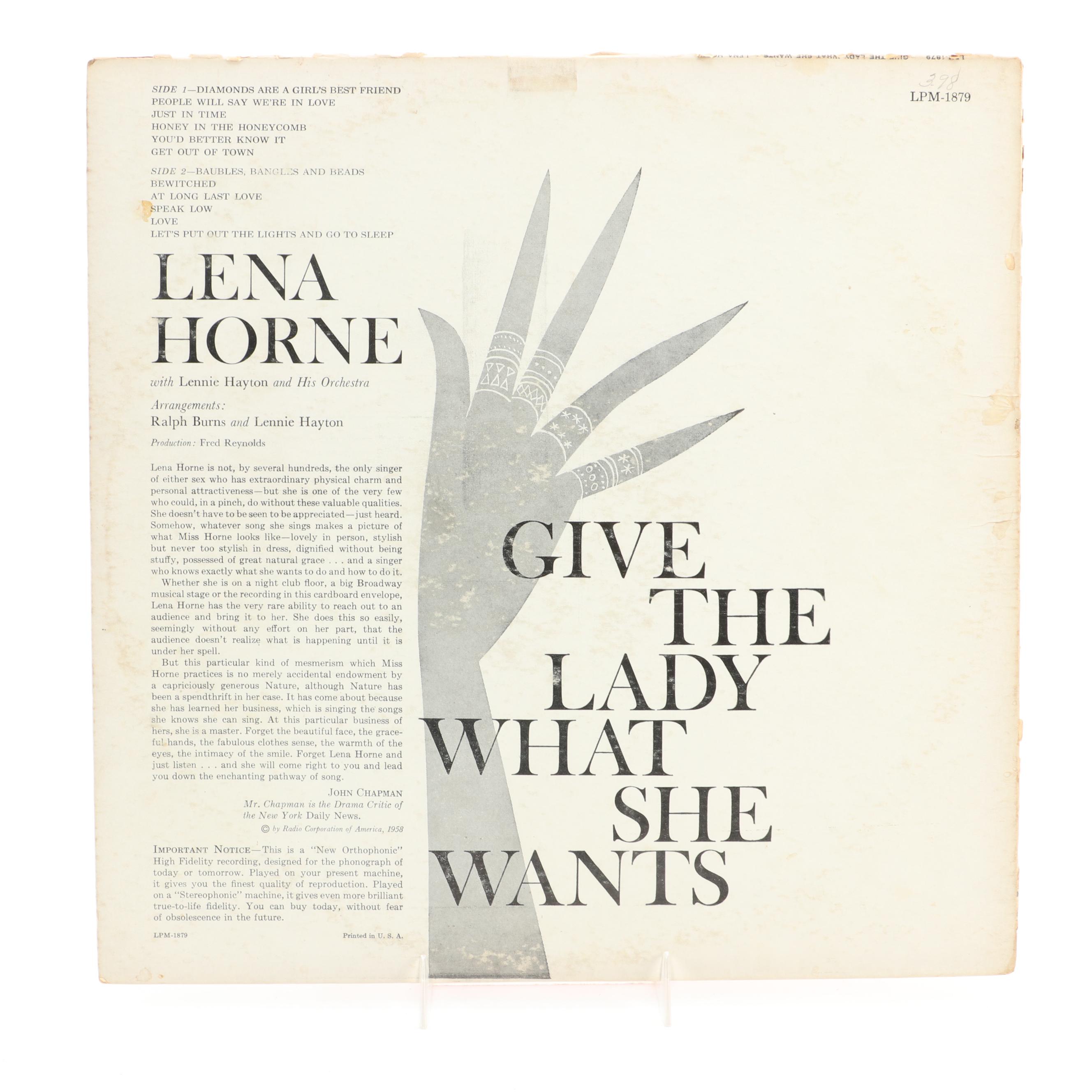 Lena Horne, Mahalia Jackson, Herbie Mann, More Jazz, Soul, and Other Records
