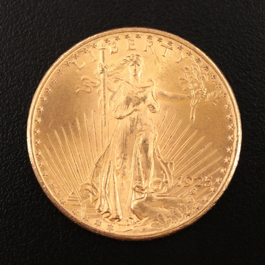 1925 Saint Gaudens $20 Gold Coin