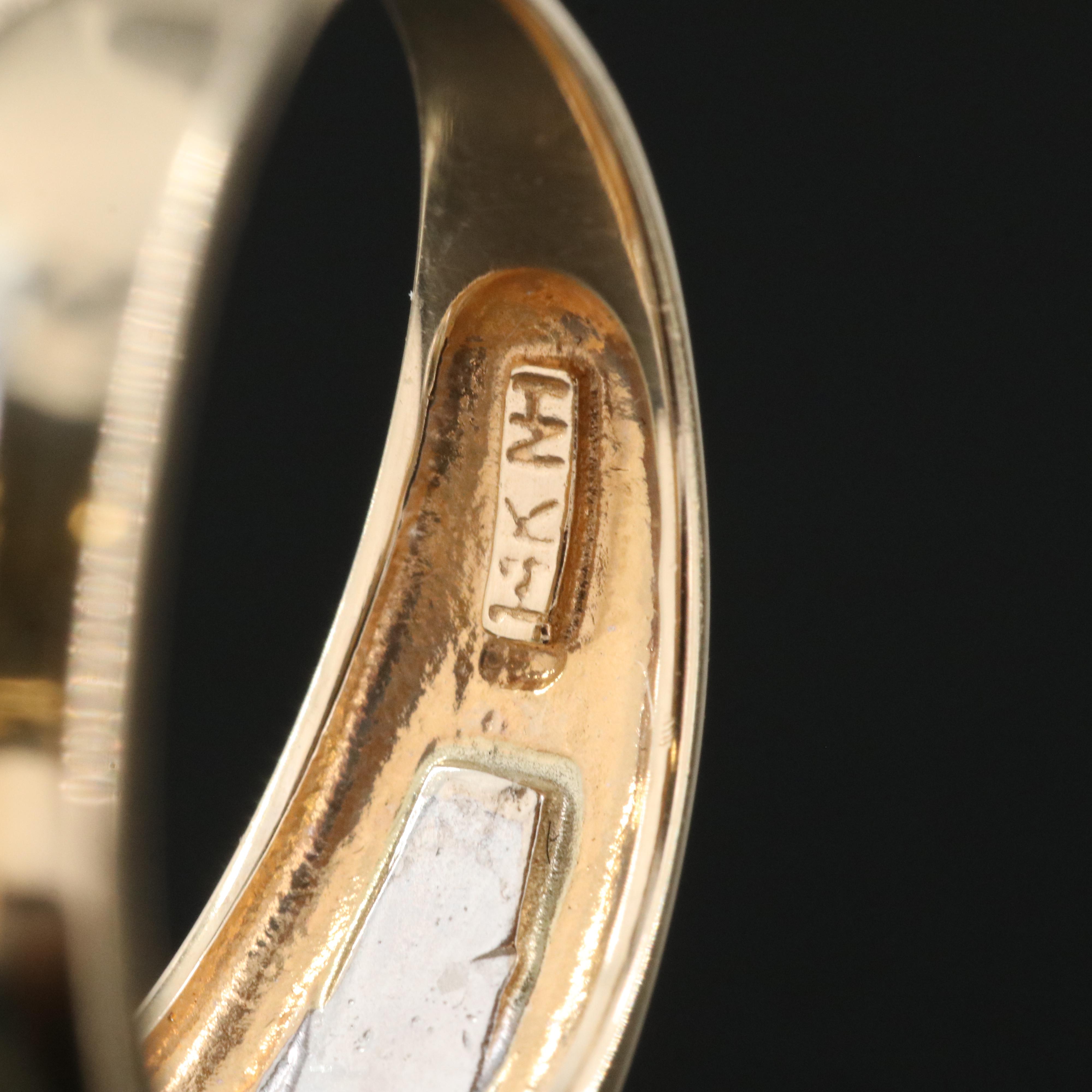 14K Tourmaline and Diamond Ring