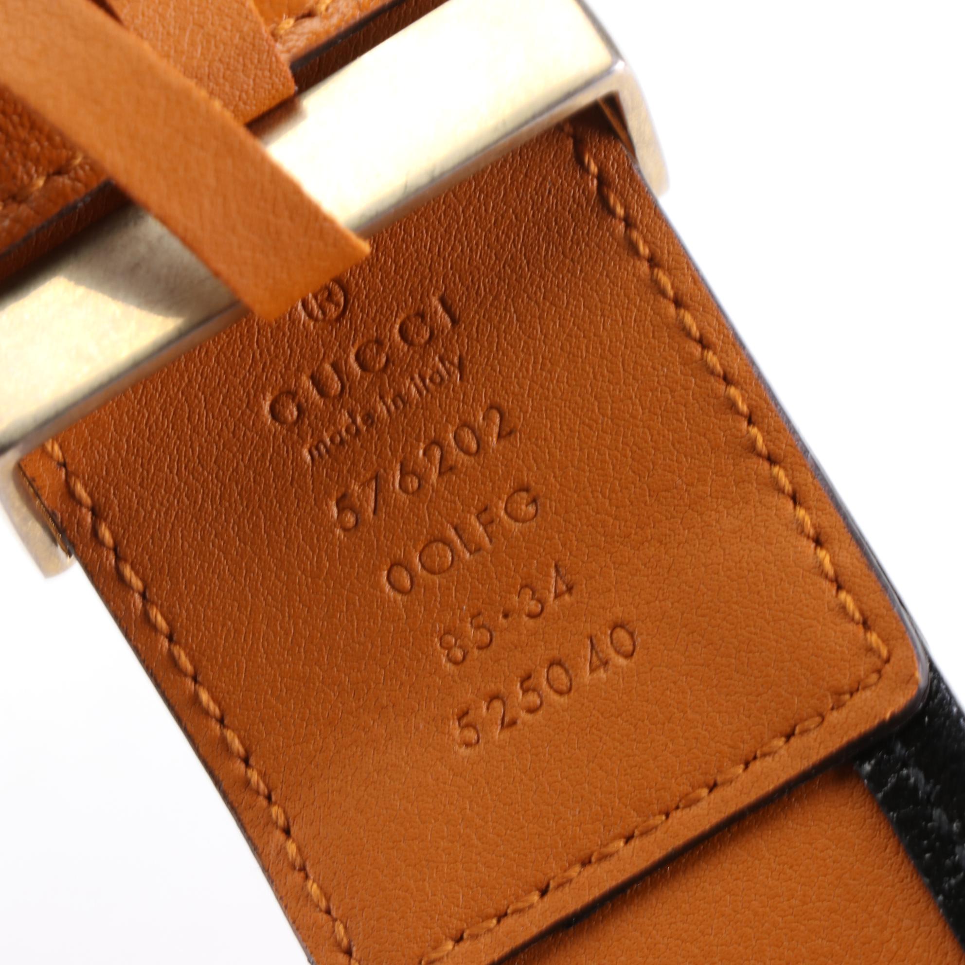 Gucci Torchon GG Marmont Quilted Leather Belt