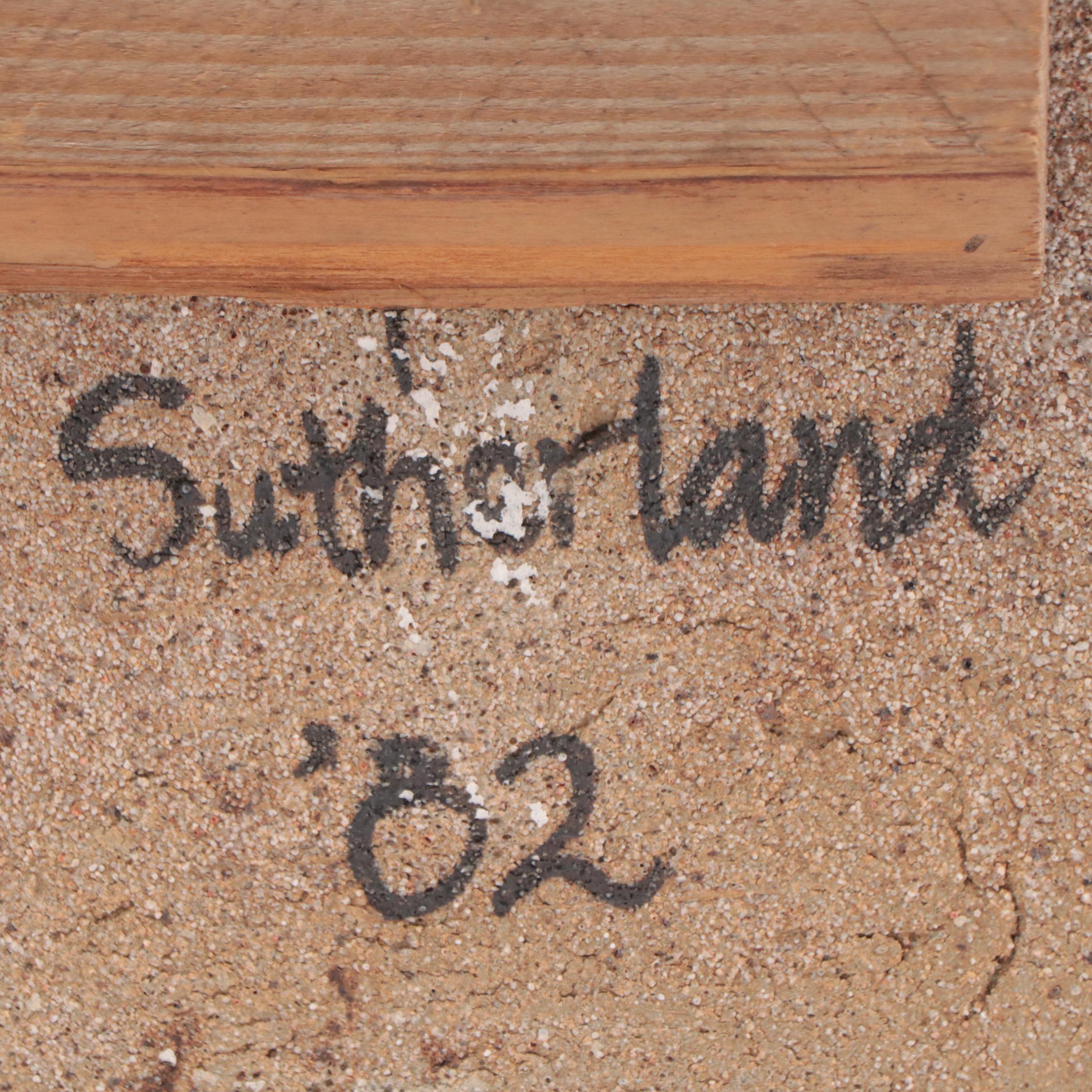 Sutherland Ceramic Wall Sculpture With Faces, 1982