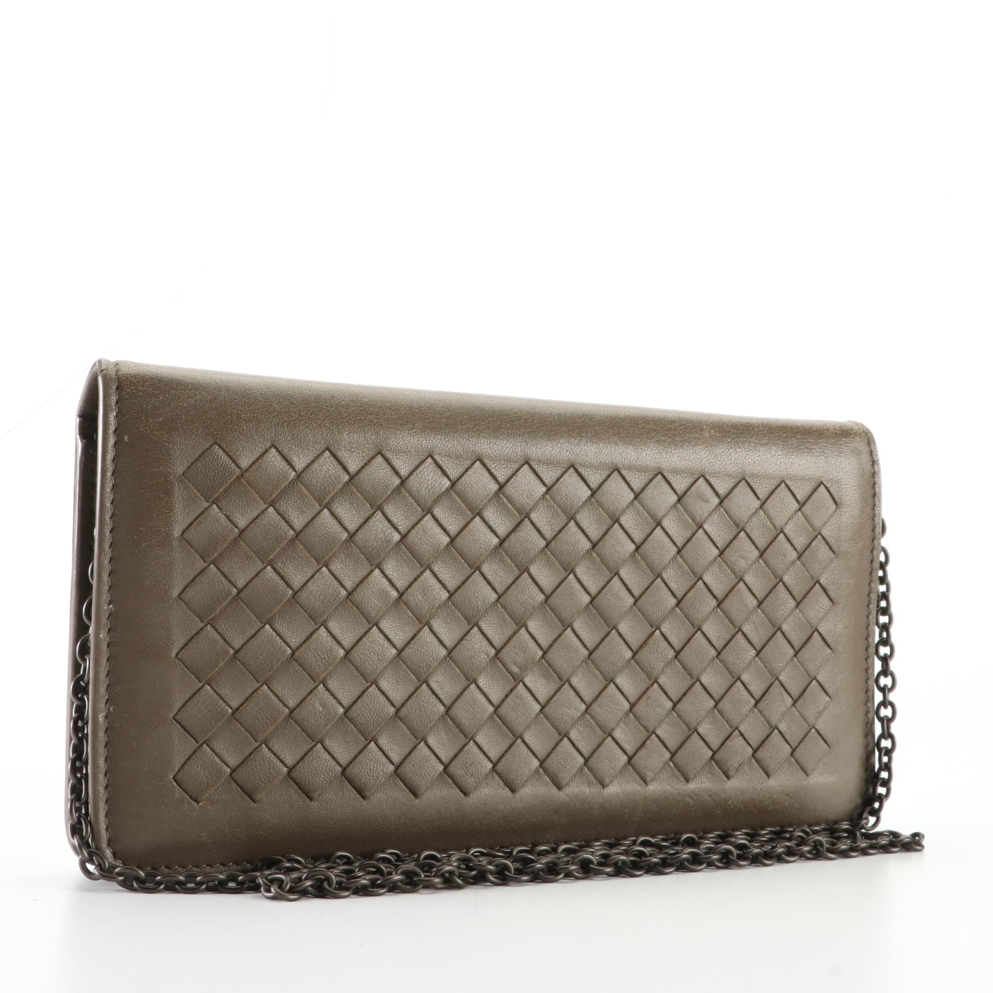 Bottega Veneta Wallet on Chain in Intrecciato Nappa Leather