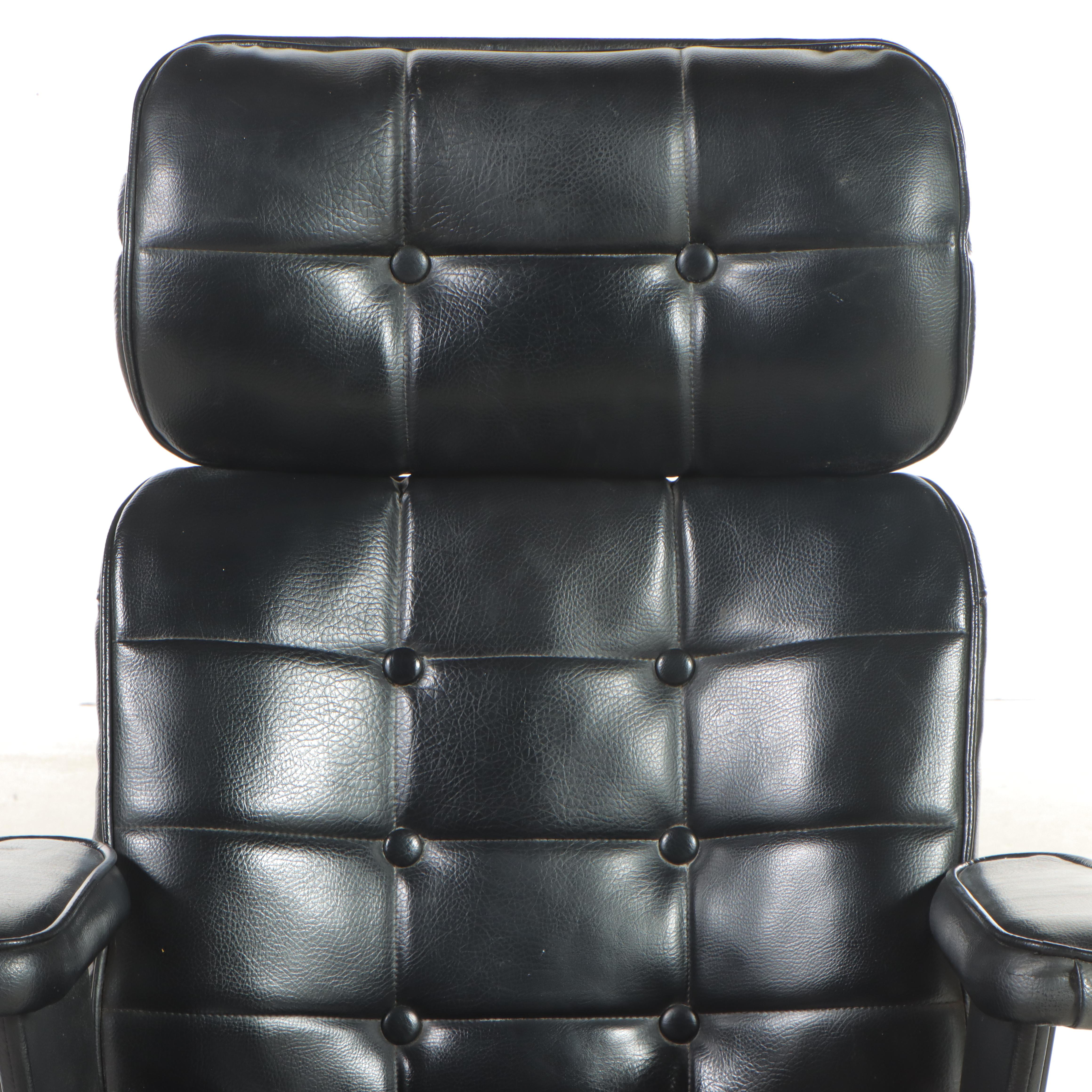 Homecrest Industries Inc. Mid Century Modern Swivel-Rocker with Ottoman