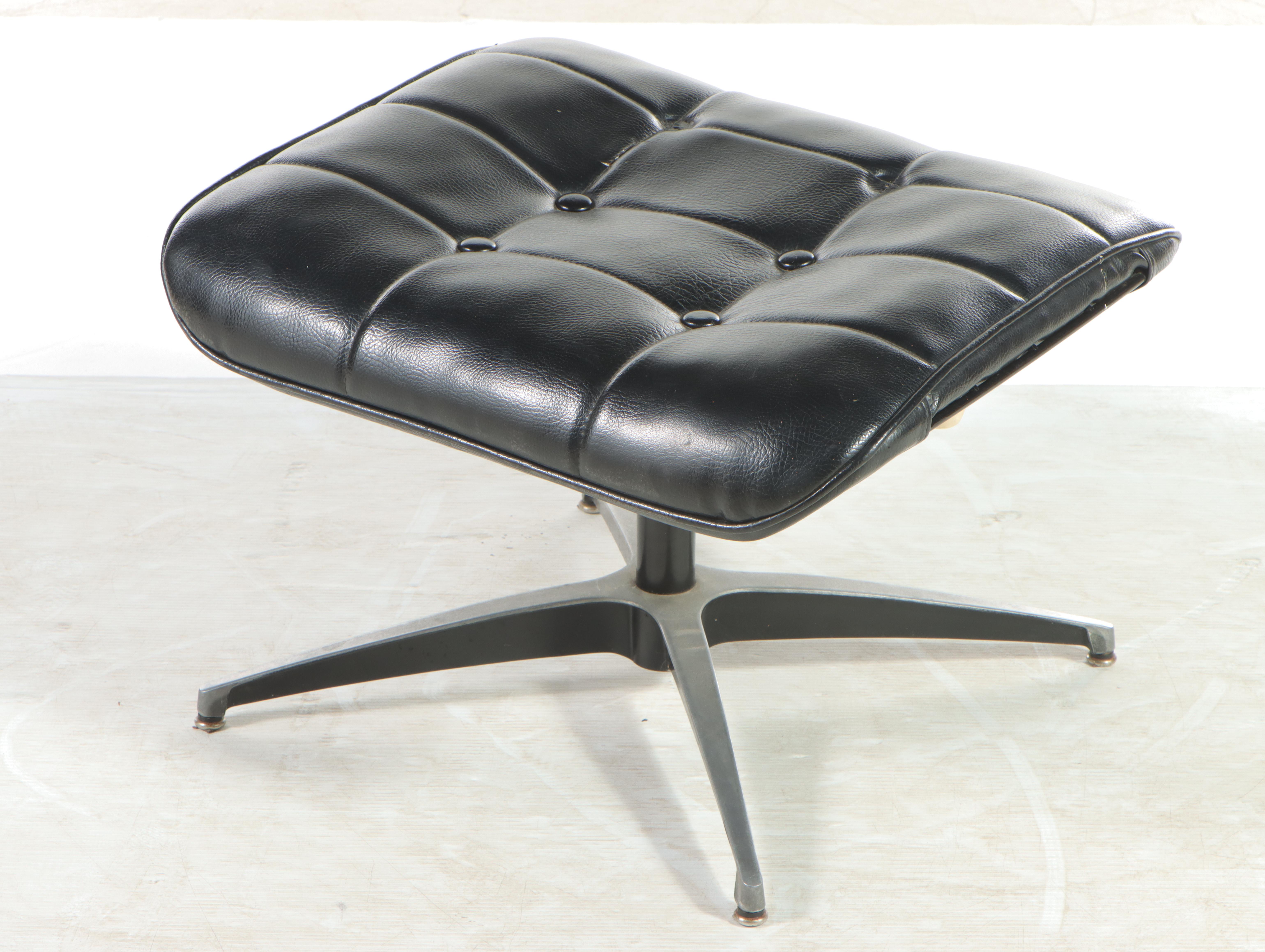 Homecrest Industries Inc. Mid Century Modern Swivel-Rocker with Ottoman