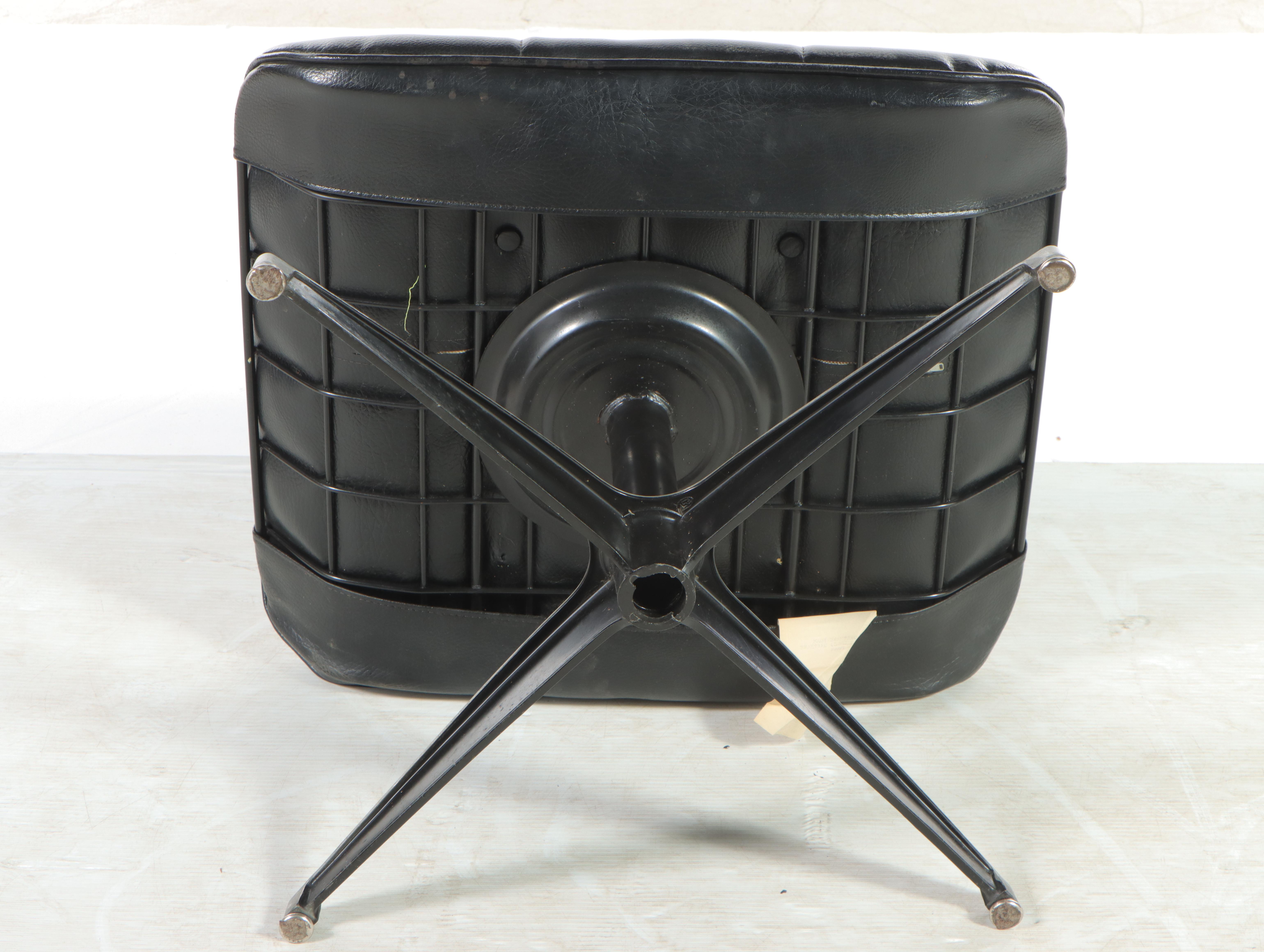 Homecrest Industries Inc. Mid Century Modern Swivel-Rocker with Ottoman