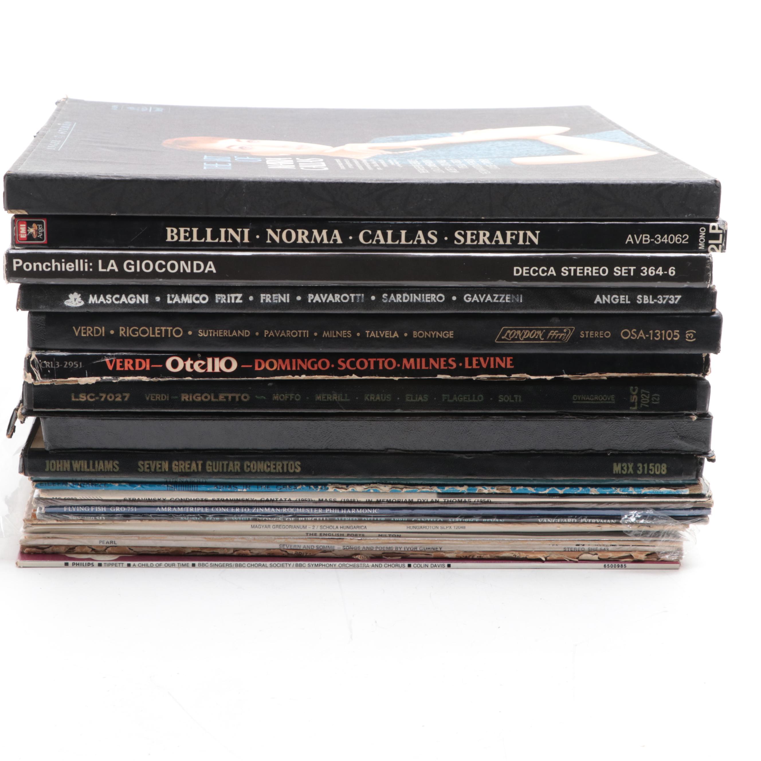 Callas, Domingo, Scotto, Pavarotti, Sutherland, More Operatic, Other Records